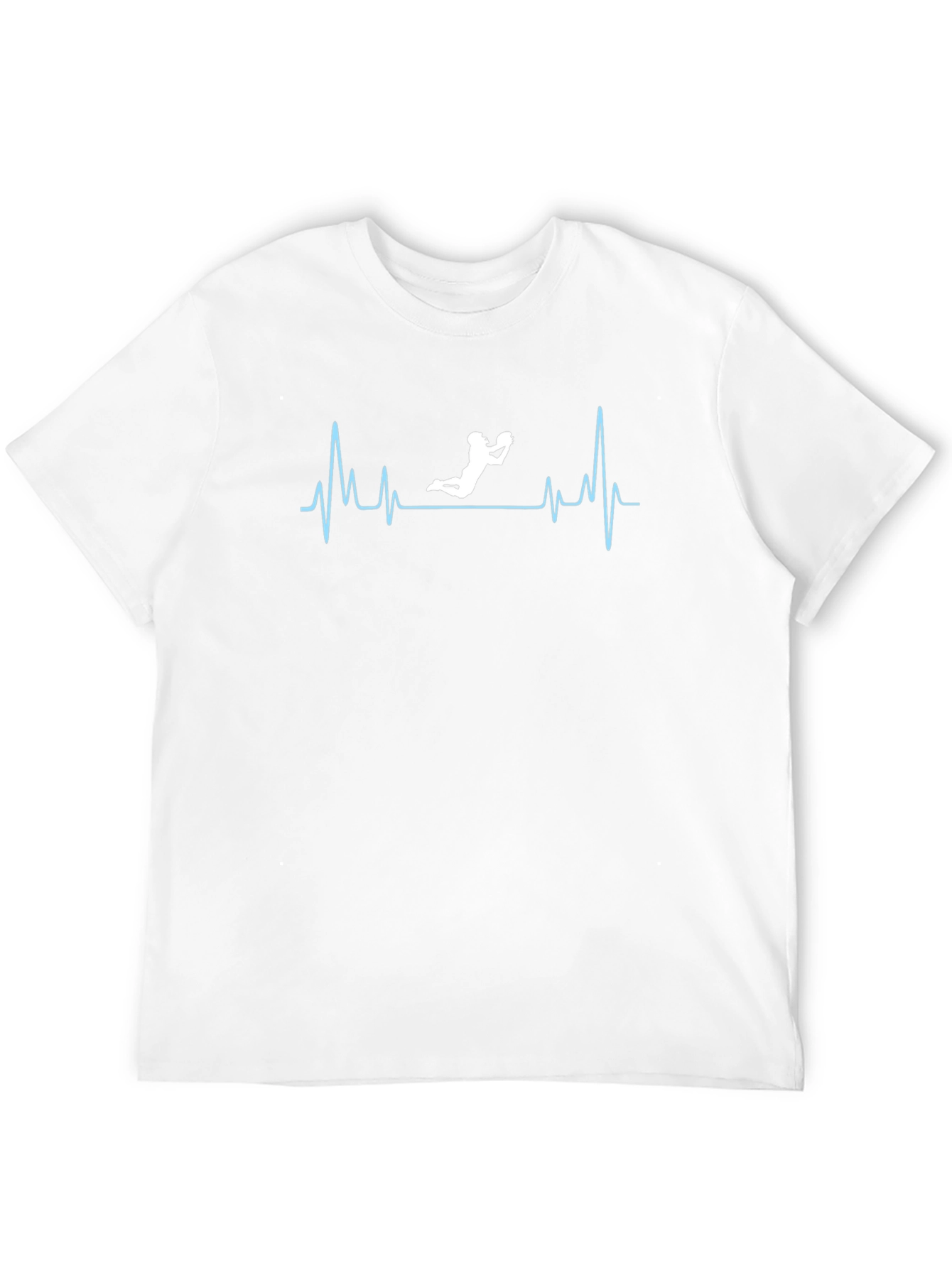 Rugby Heartbeat Black T-Shirt