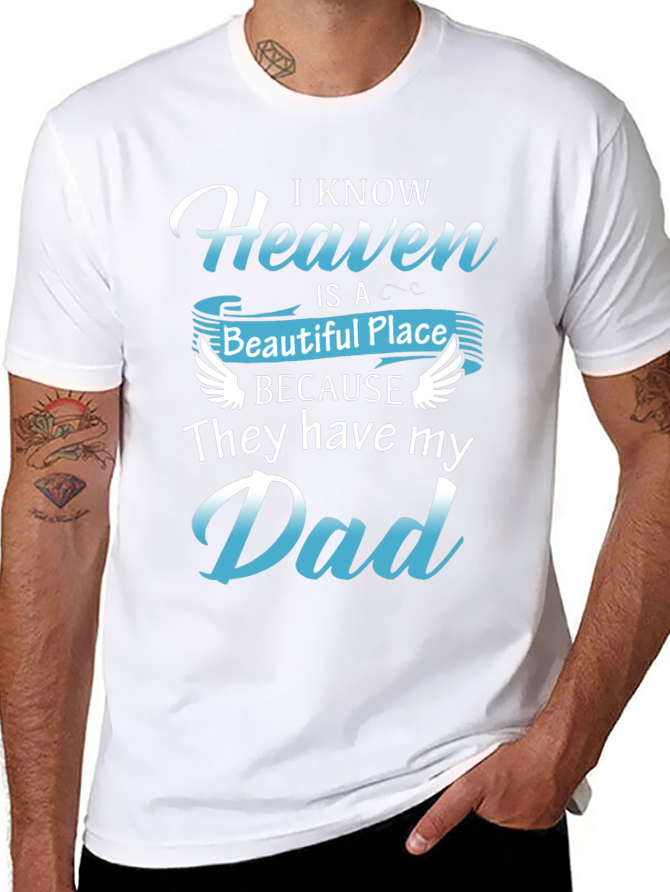 Heavenly Dad Memorial T-Shirt