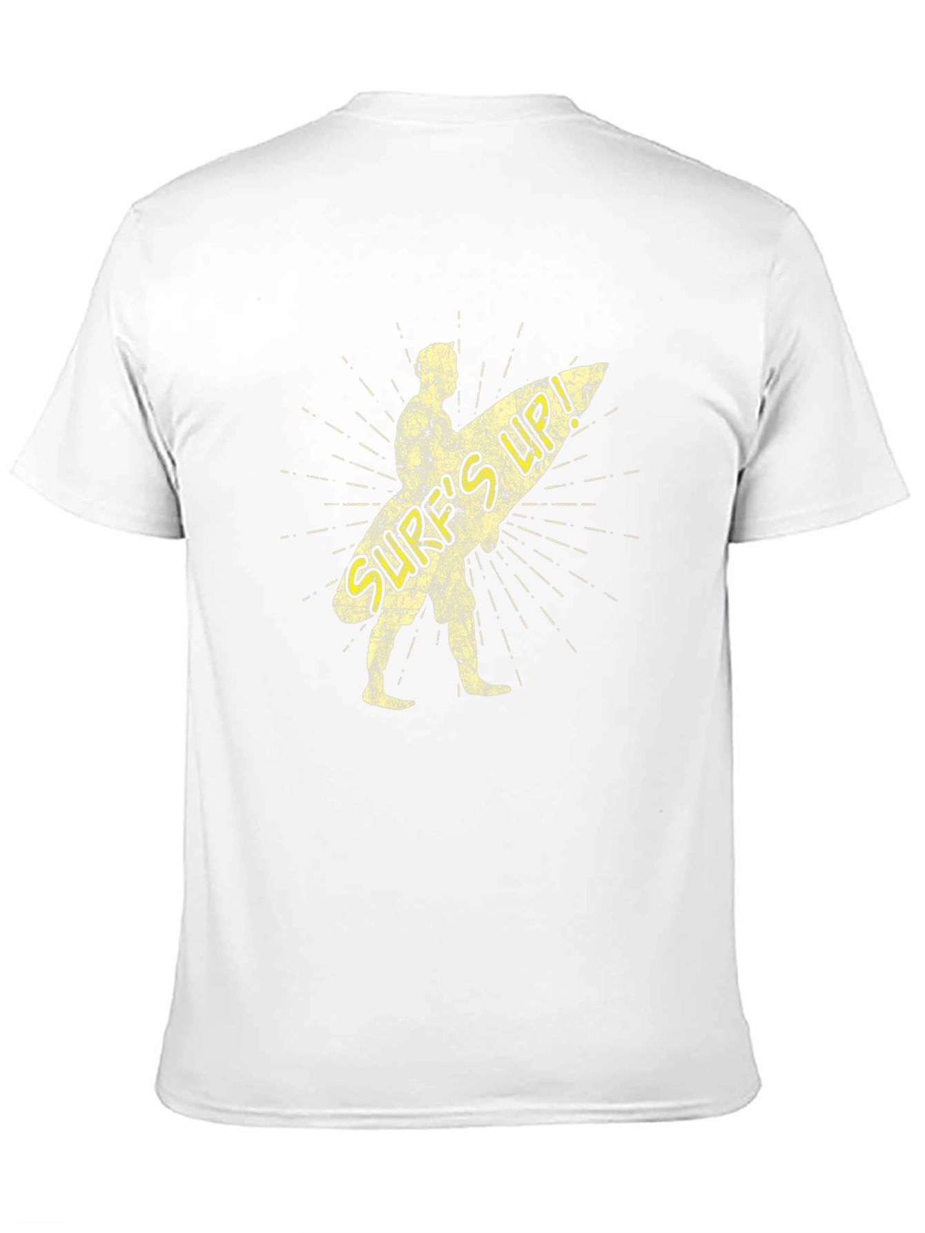 Surfs Up Graphic Tee - Black Cotton T-Shirt