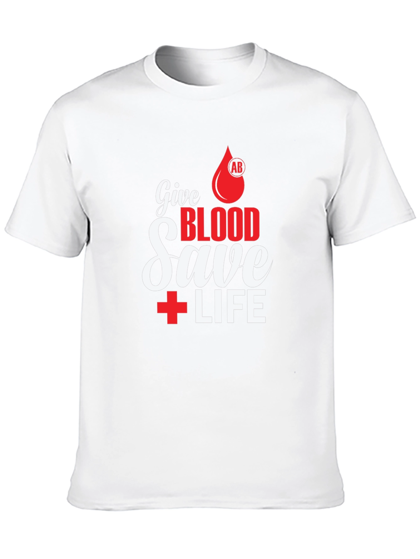 Give Blood Save Life Graphic T-Shirt