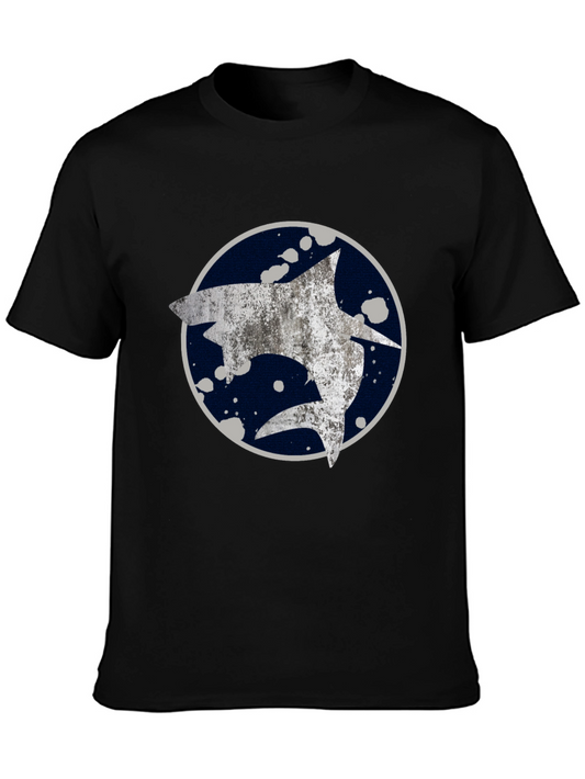 Vintage Shark Logo Graphic T-Shirt
