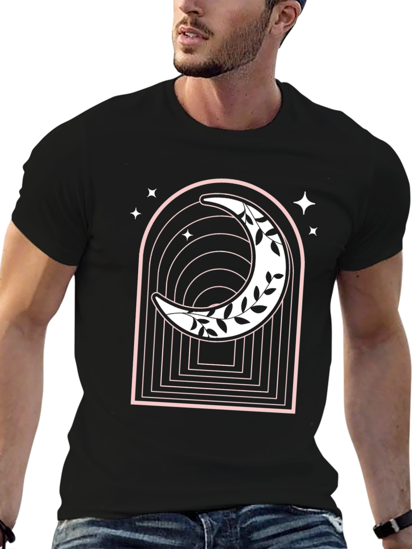 Mystic Moon Graphic Tee - Celestial Style