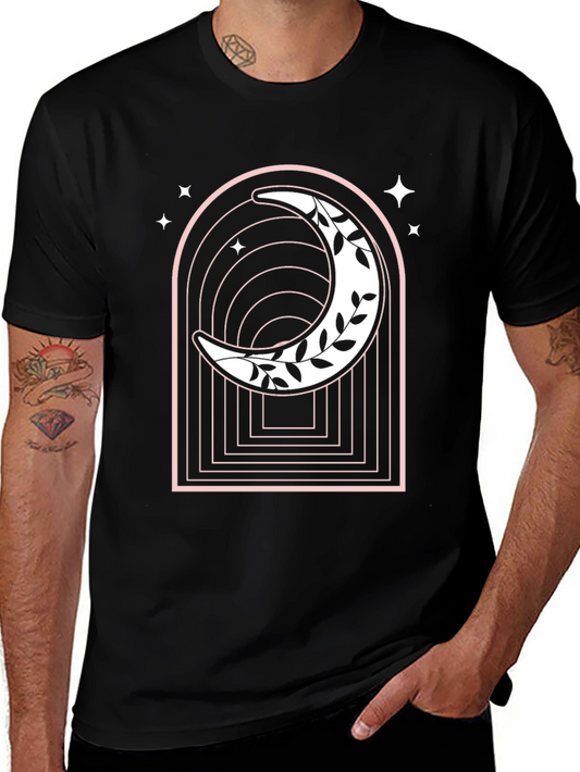 Mystic Moon Graphic Tee - Celestial Style