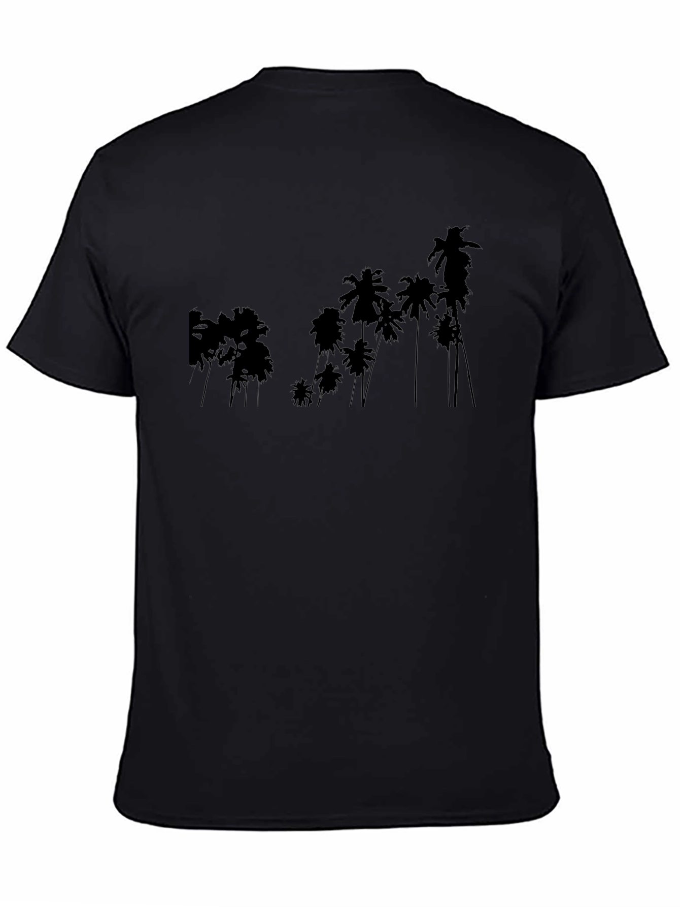 Black Palm Tree Silhouette T-Shirt