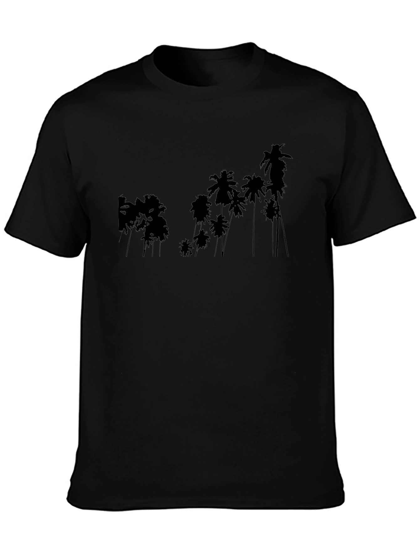 Black Palm Tree Silhouette T-Shirt