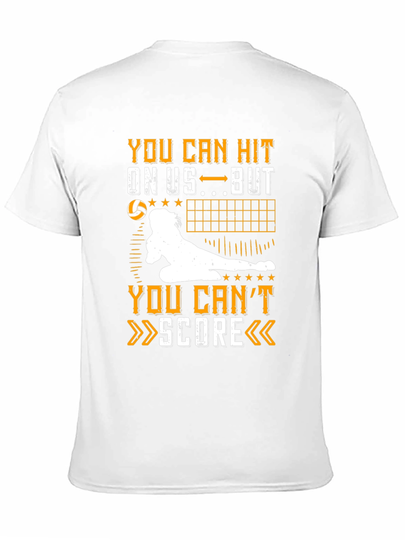 Volleyball Graphic Tee - You Can Hit On Us