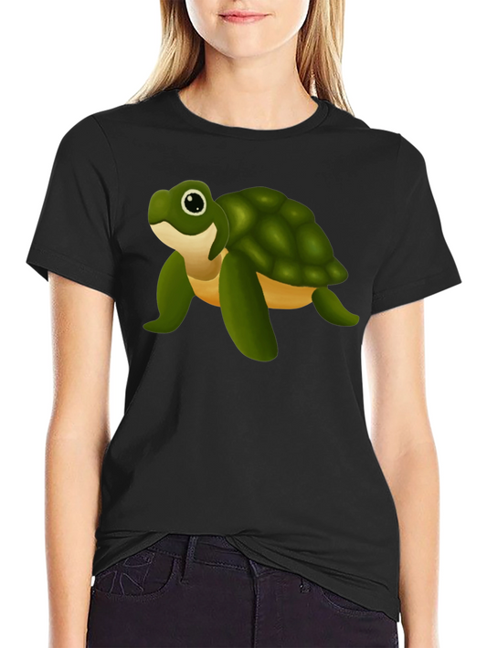 Turtle Graphic Tee - Unisex Black T-Shirt