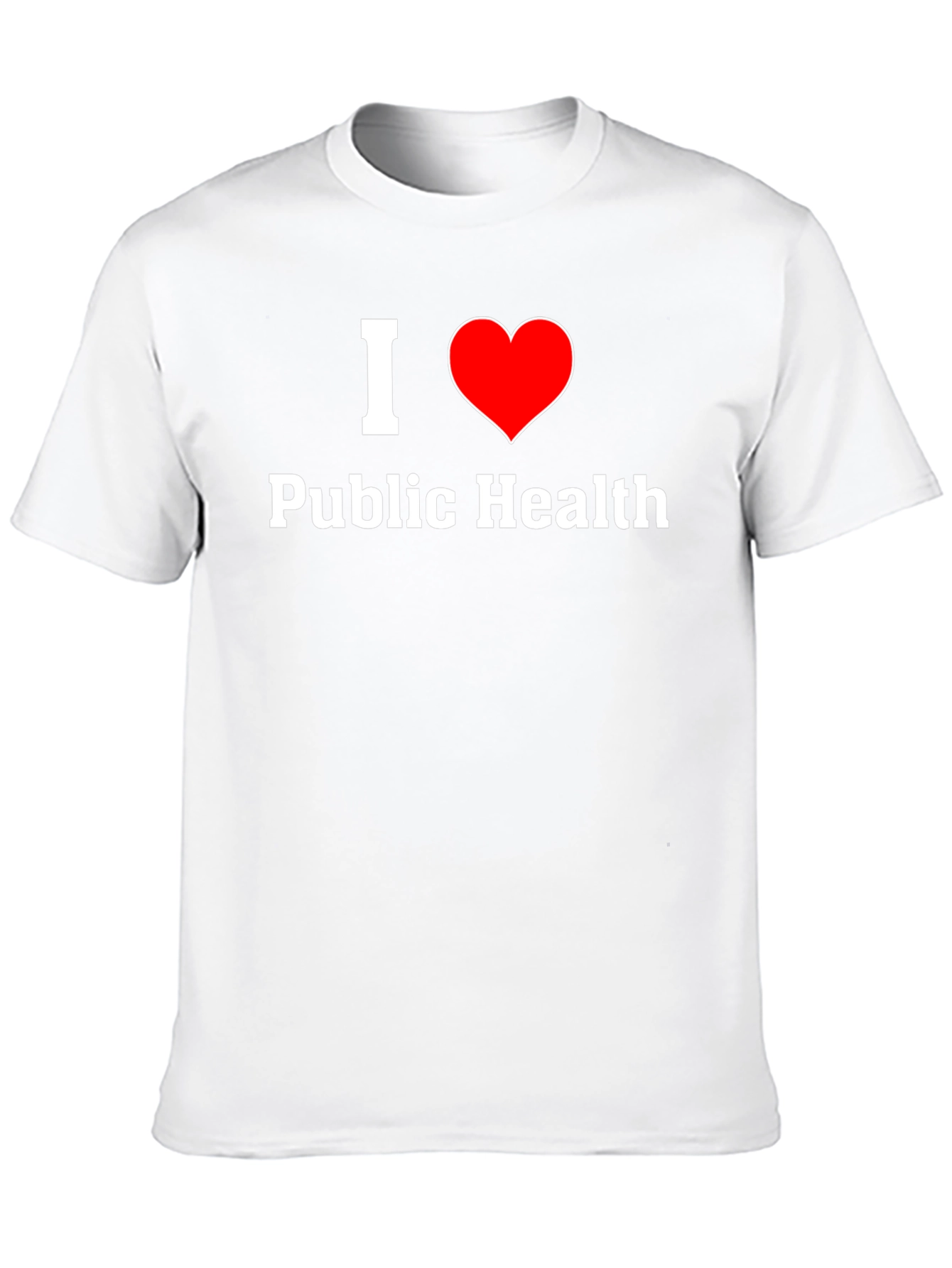 I Heart Public Health T-Shirt - Black