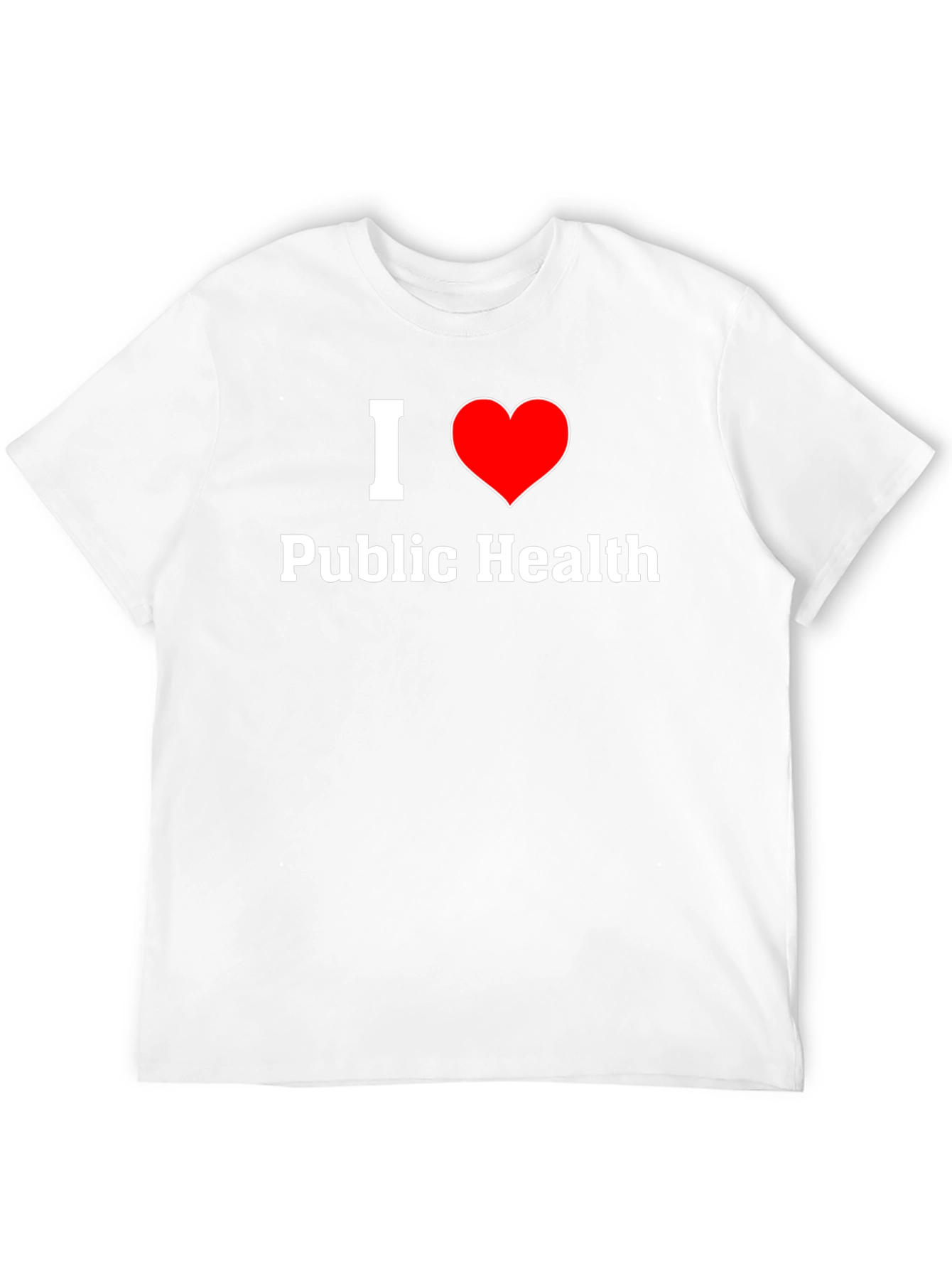 I Heart Public Health T-Shirt - Black