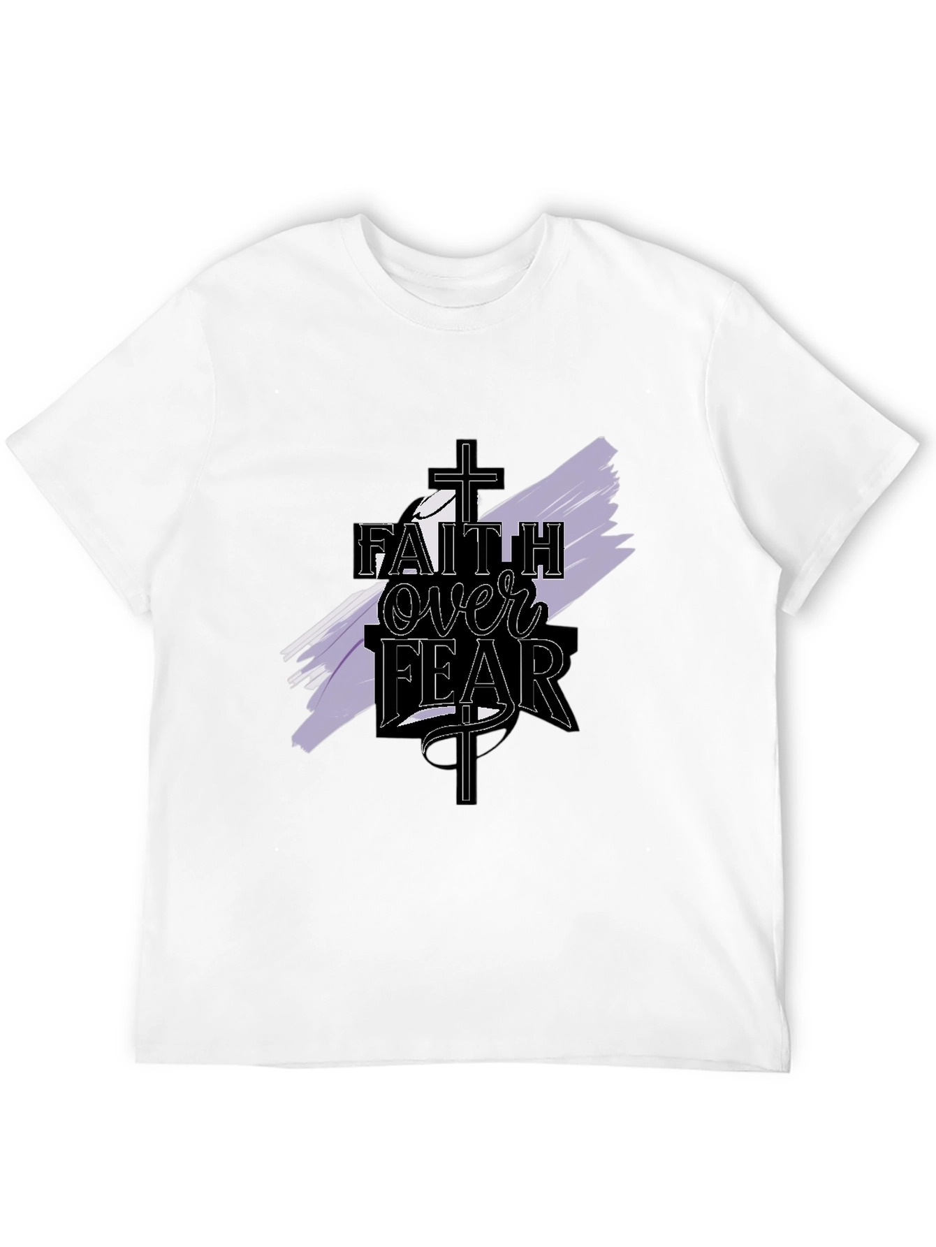Faith Over Fear Graphic Tee - Christian Apparel
