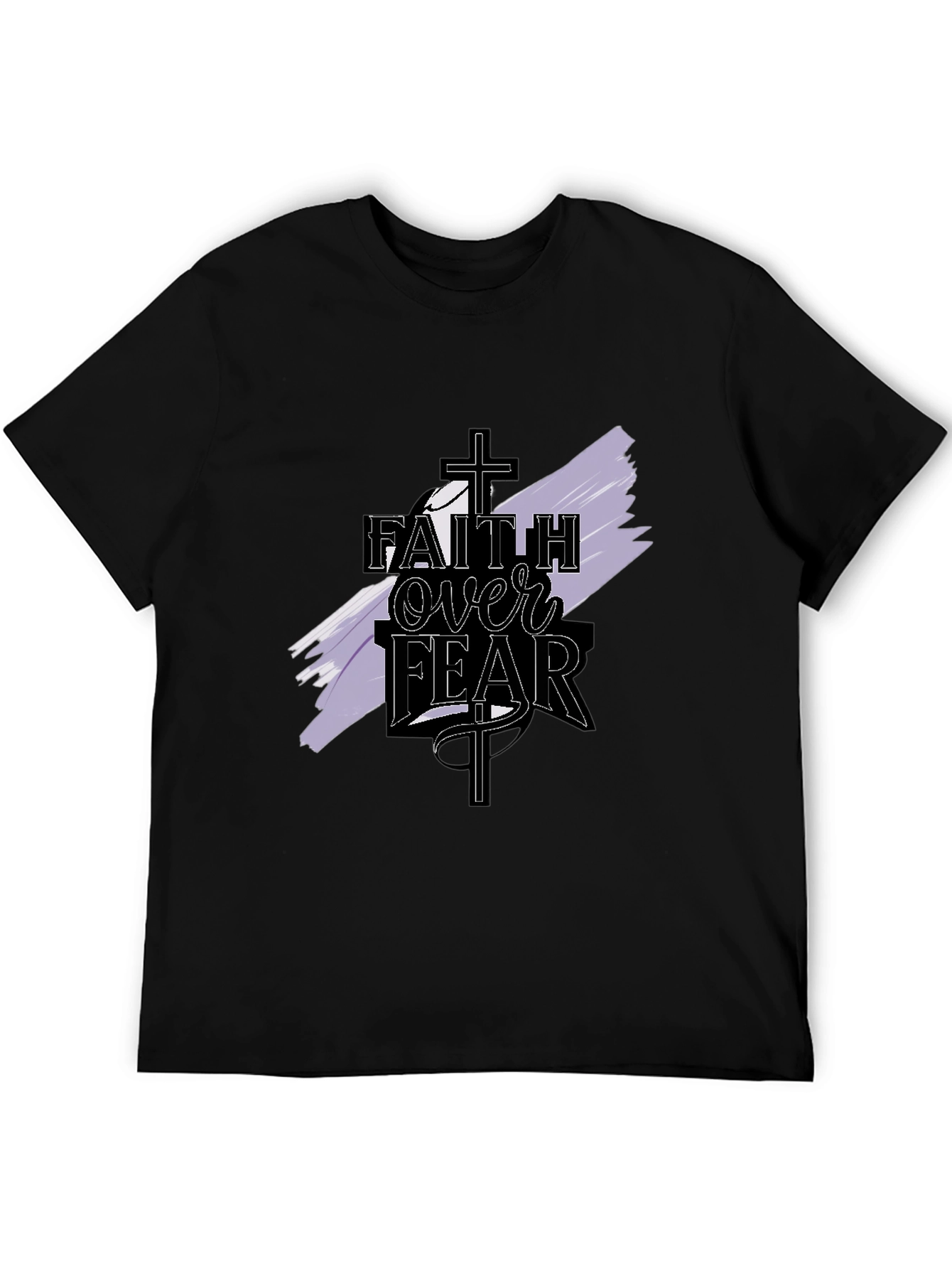 Faith Over Fear Graphic Tee - Christian Apparel