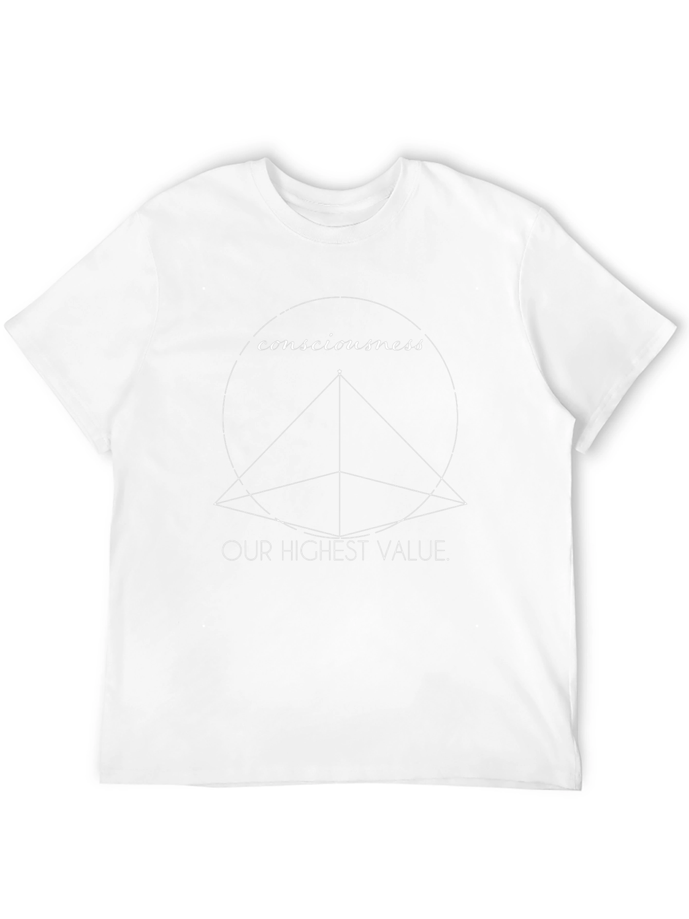 Consciousness Value Black Graphic Tee