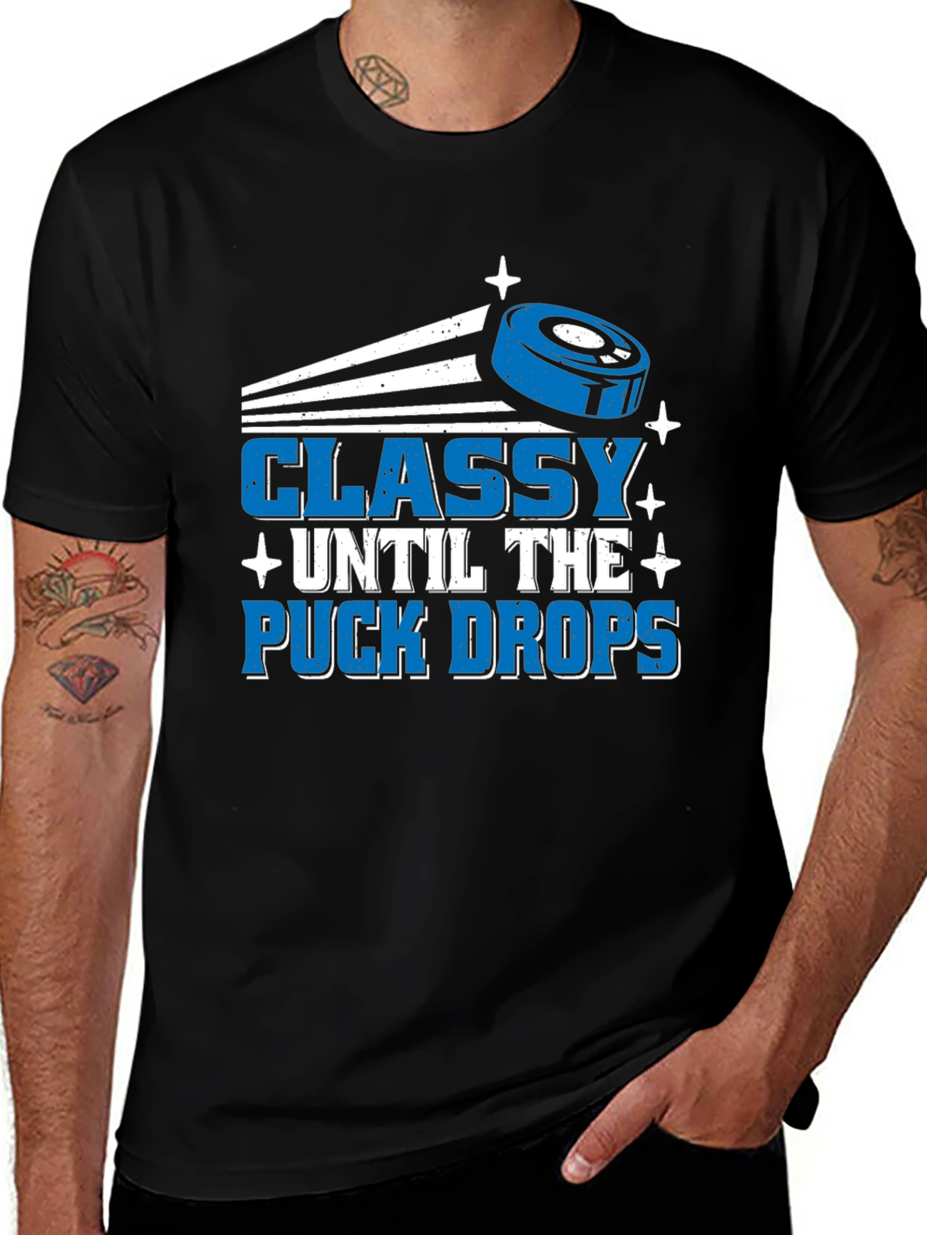 Classy Hockey Puck T-Shirt