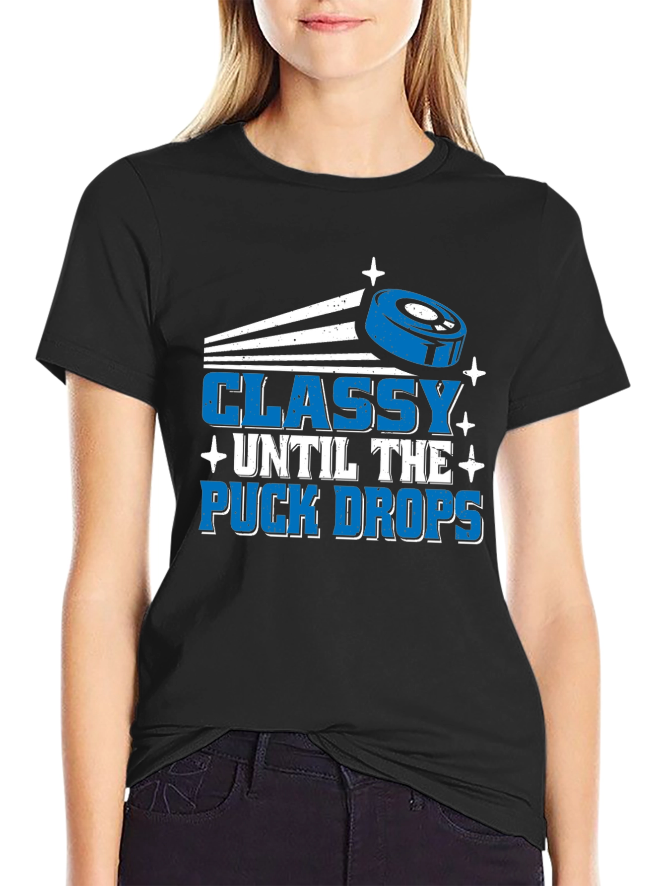 Classy Hockey Puck T-Shirt