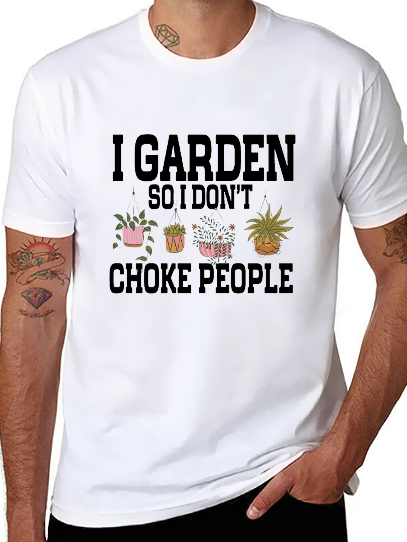 I Garden So I Dont Choke People T-Shirt