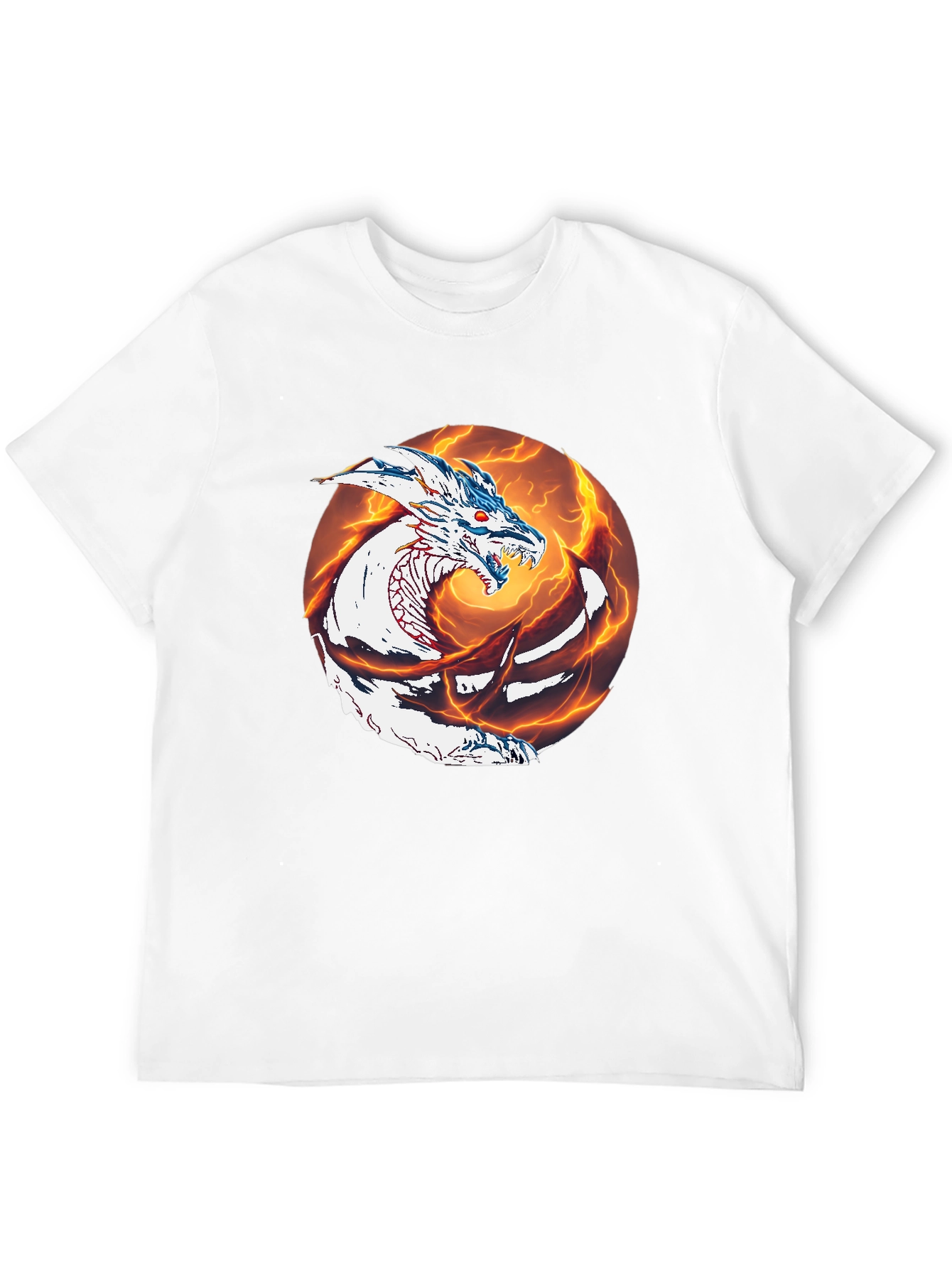 Dragon Graphic Tee - Mens Black T-Shirt