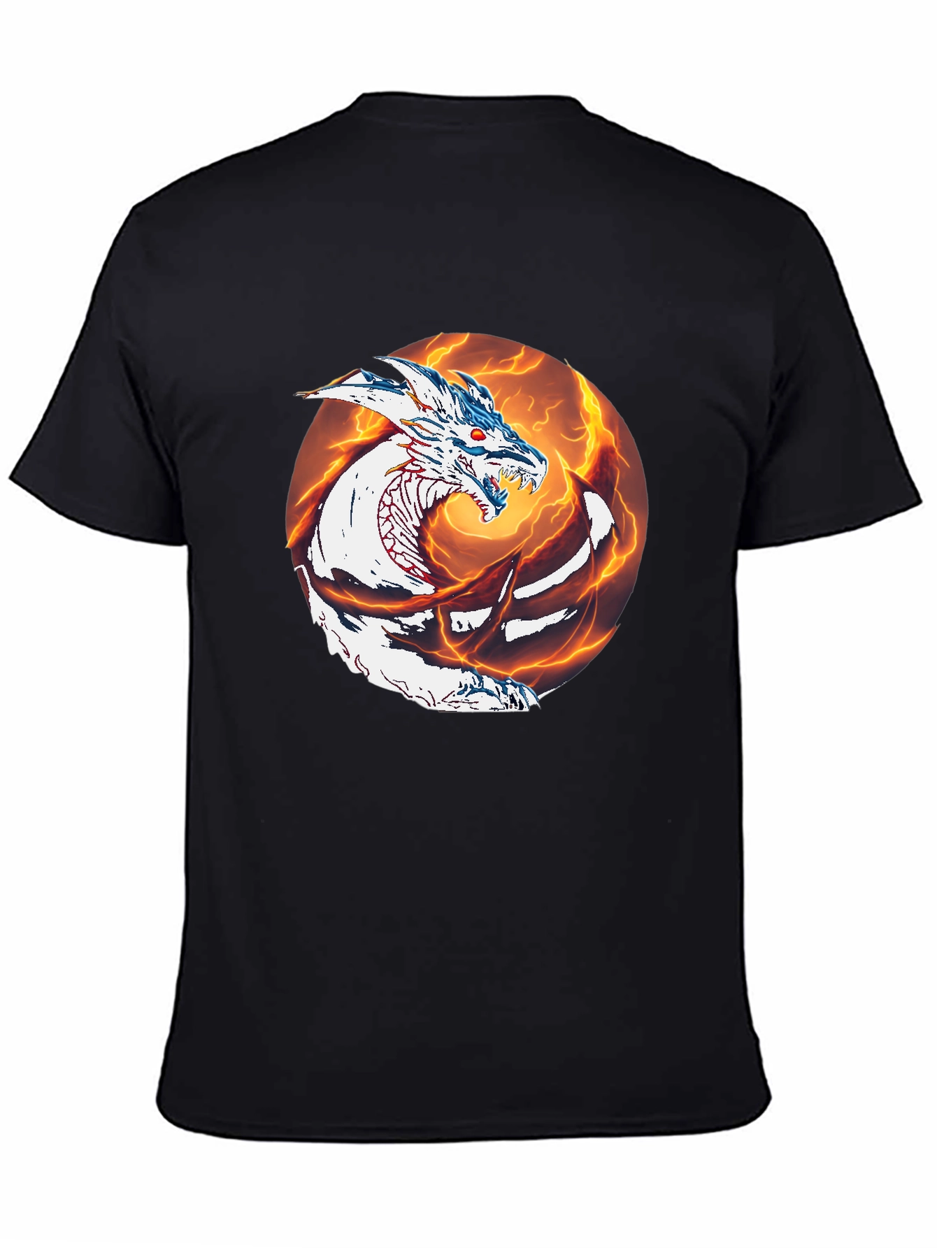 Dragon Graphic Tee - Mens Black T-Shirt