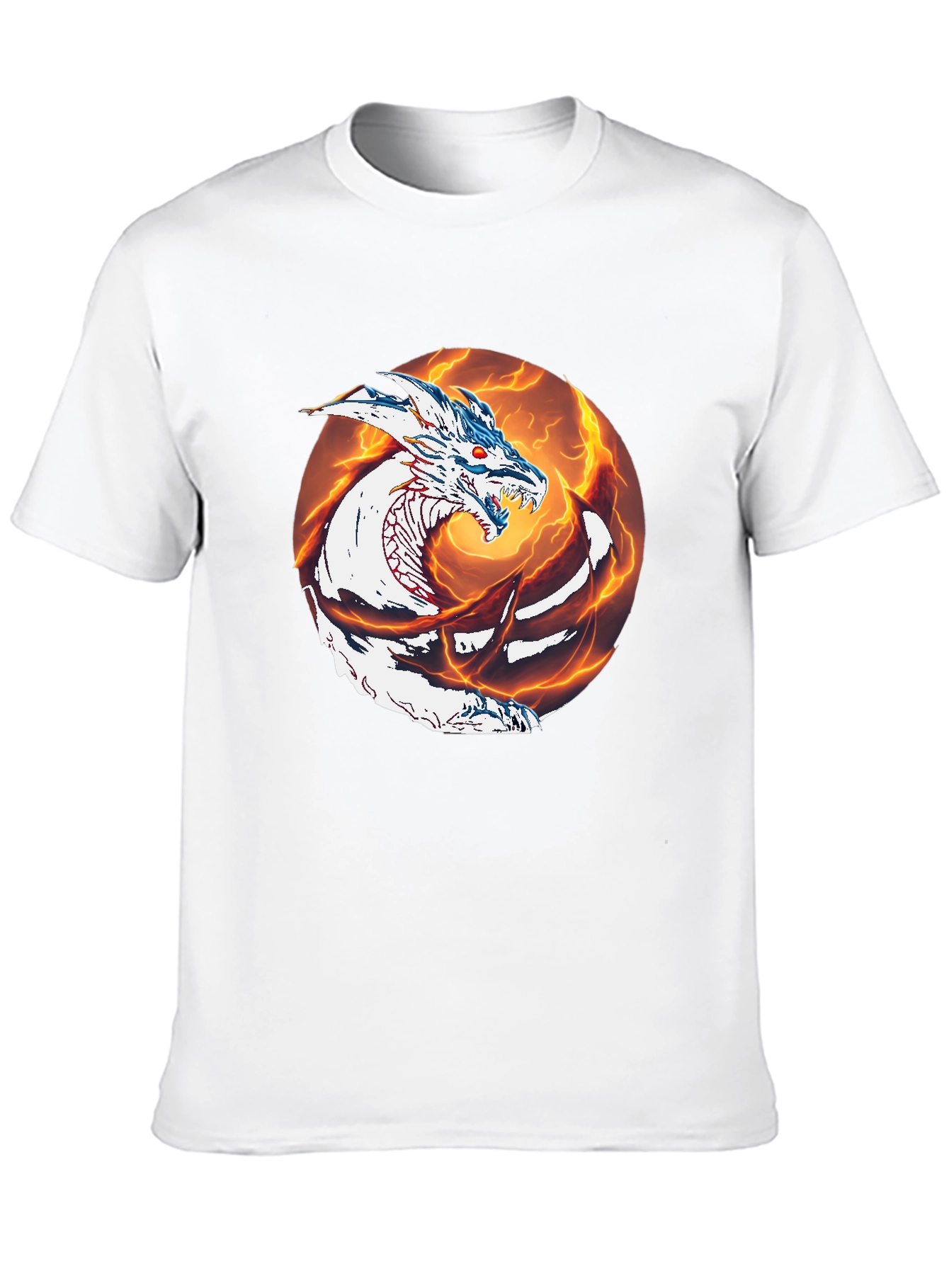 Dragon Graphic Tee - Mens Black T-Shirt