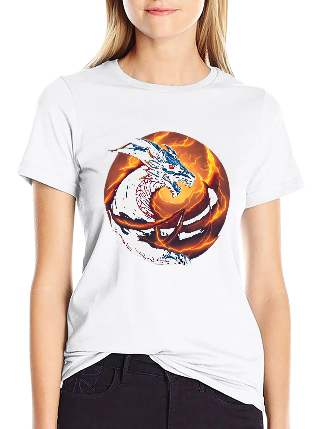 Dragon Graphic Tee - Mens Black T-Shirt
