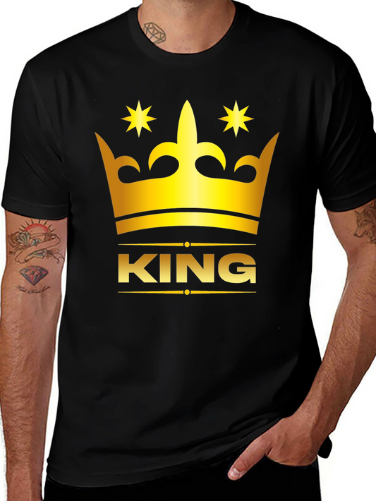 King Crown Graphic Black T-Shirt