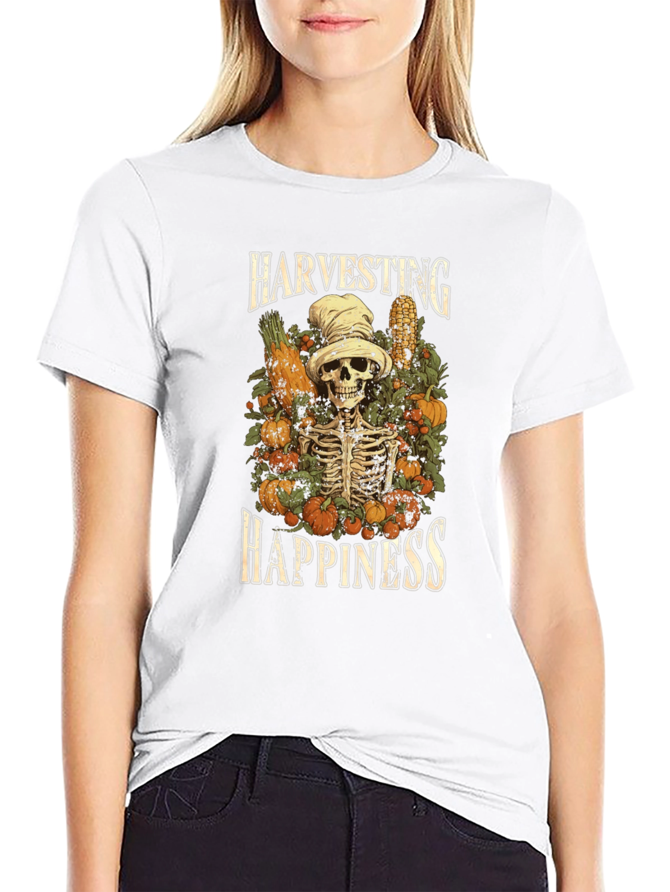 Harvesting Happiness Graphic Tee - Spooky Season