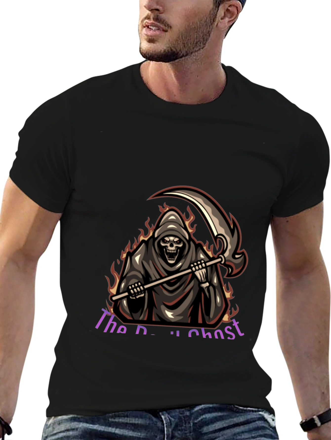Grim Reaper Graphic T-Shirt - Death Ghost Tee