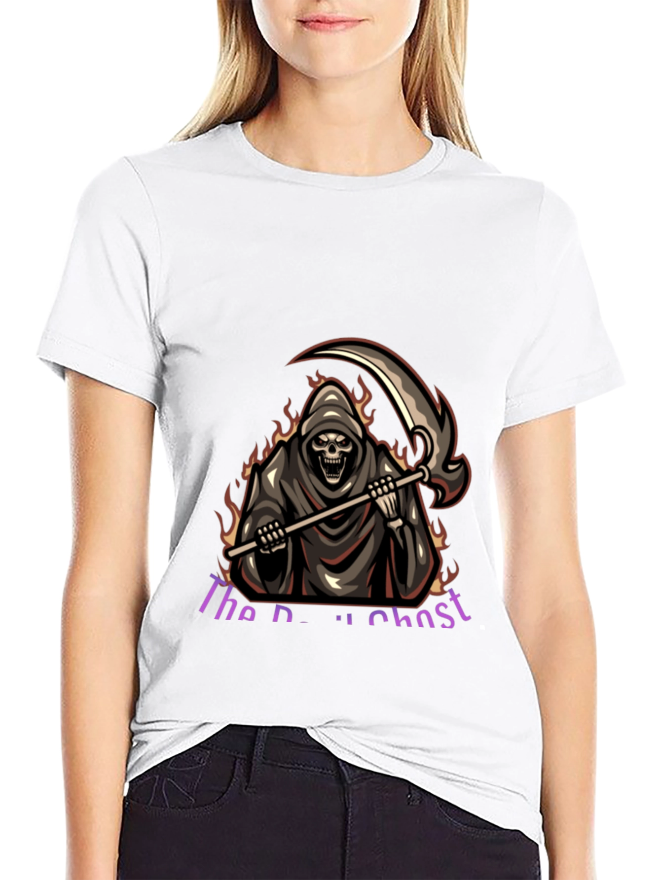 Grim Reaper Graphic T-Shirt - Death Ghost Tee