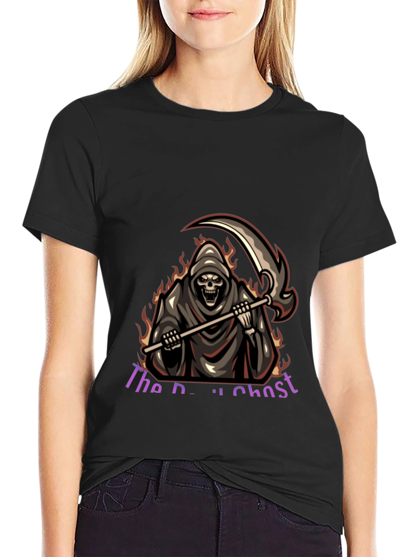 Grim Reaper Graphic T-Shirt - Death Ghost Tee