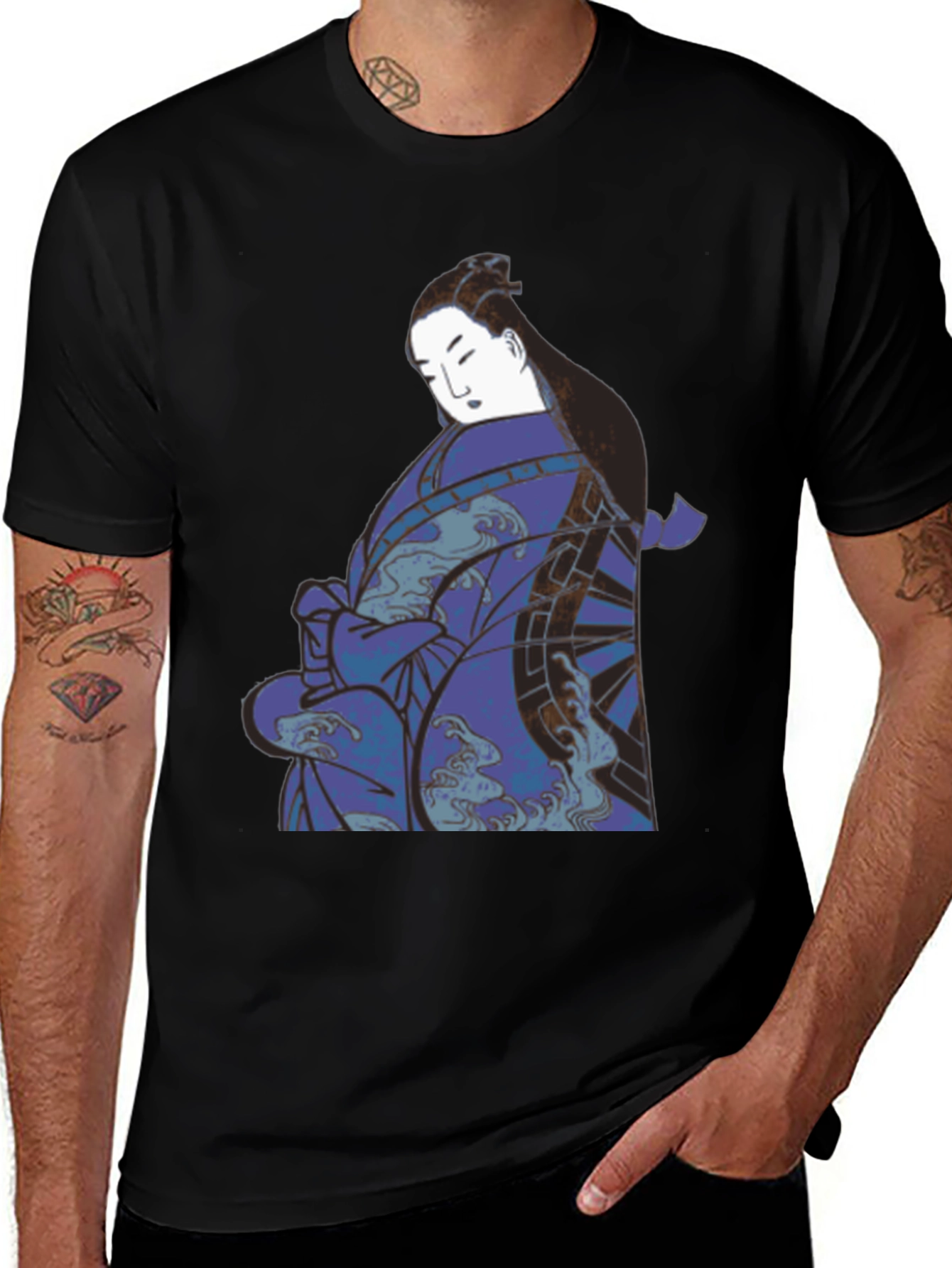 Japanese Art T-Shirt - Black
