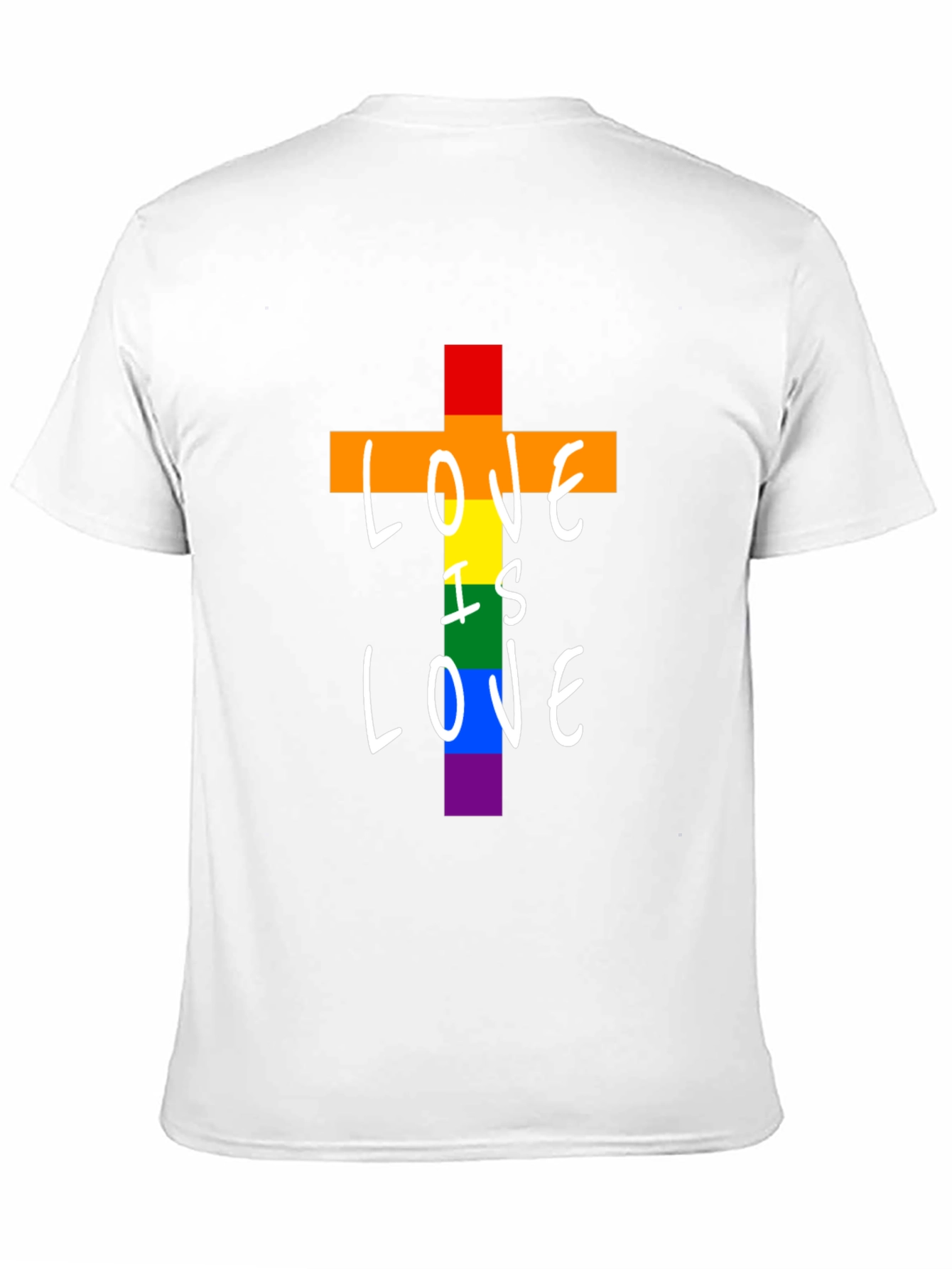 Love is Love Rainbow Graphic T-Shirt
