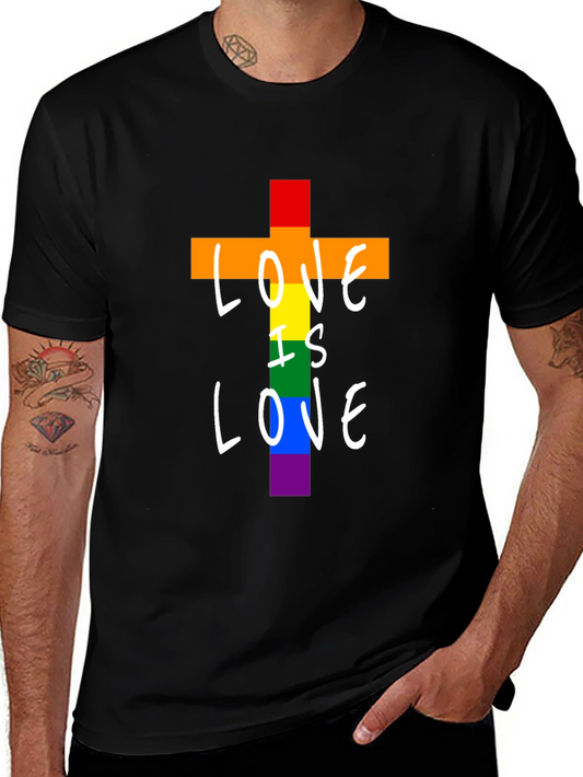 Love is Love Rainbow Graphic T-Shirt