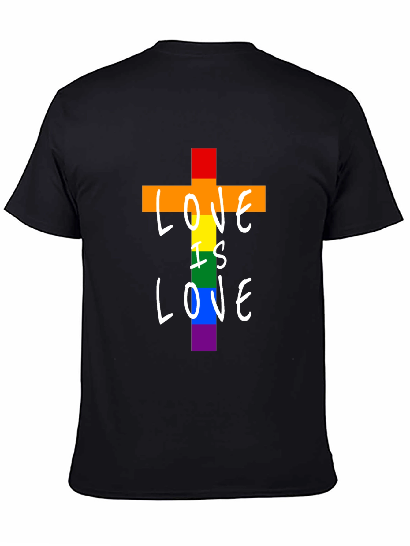 Love is Love Rainbow Graphic T-Shirt