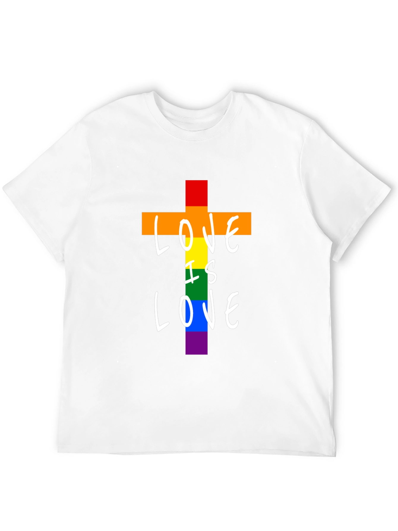 Love is Love Rainbow Graphic T-Shirt