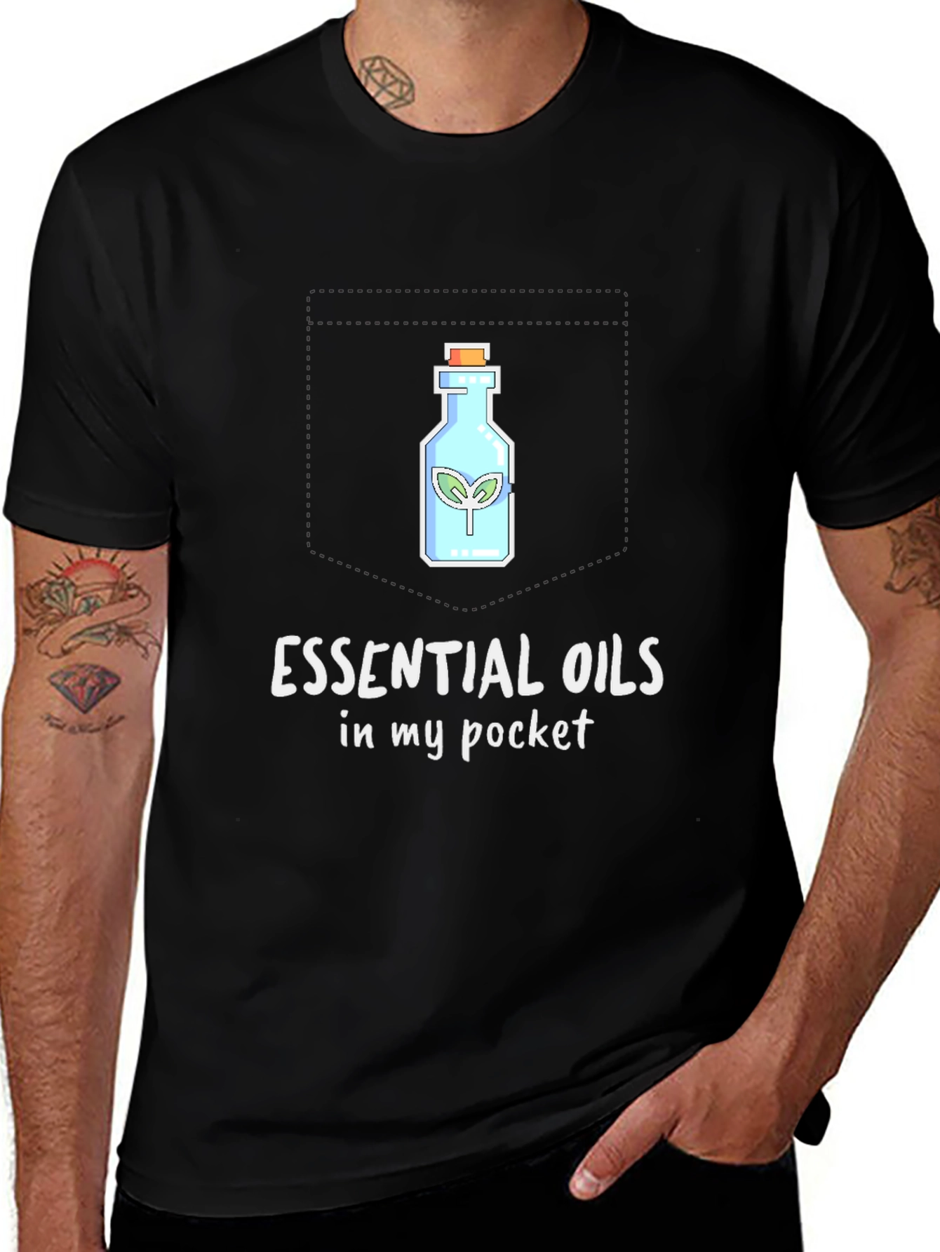 Essential Oils Graphic T-Shirt