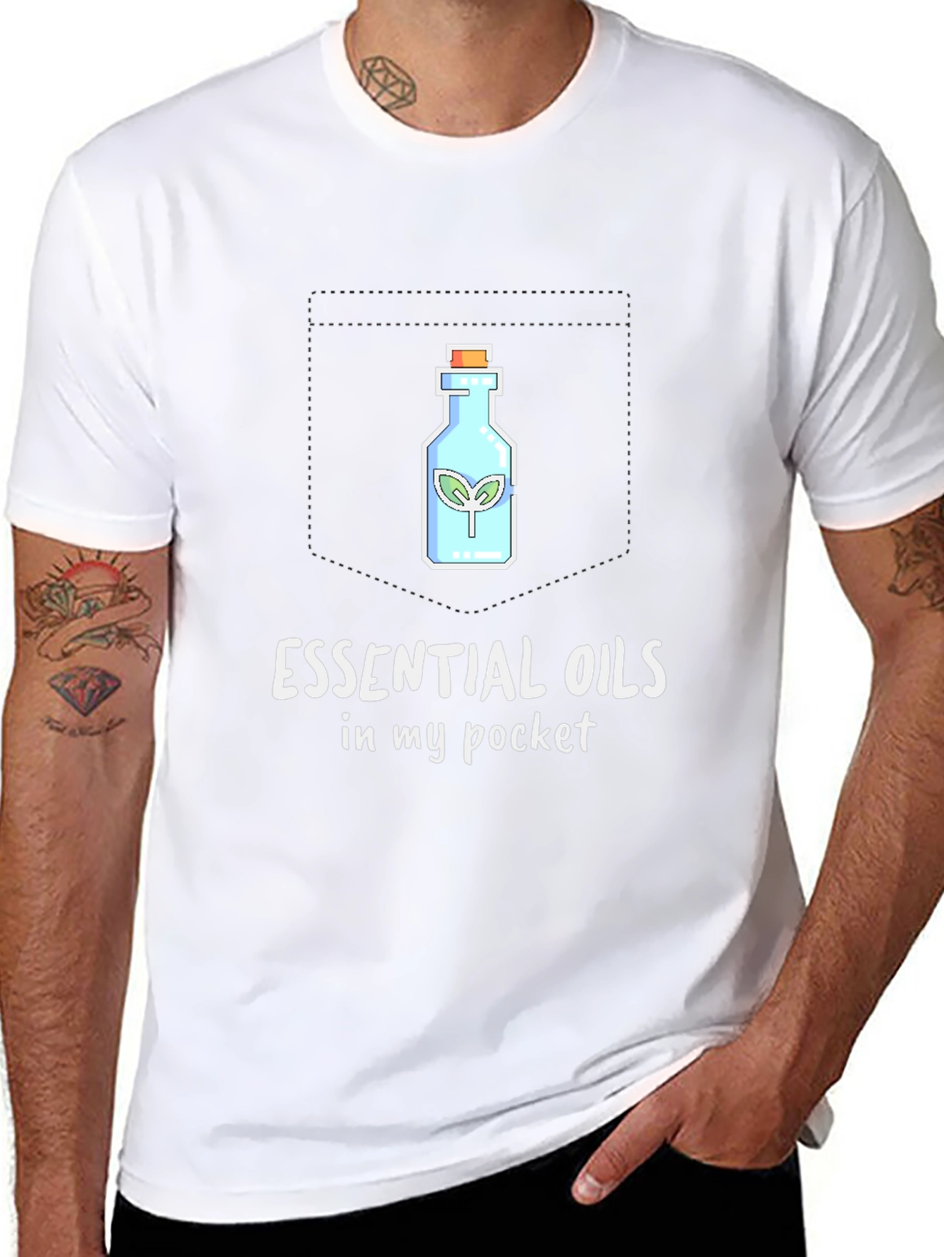 Essential Oils Graphic T-Shirt