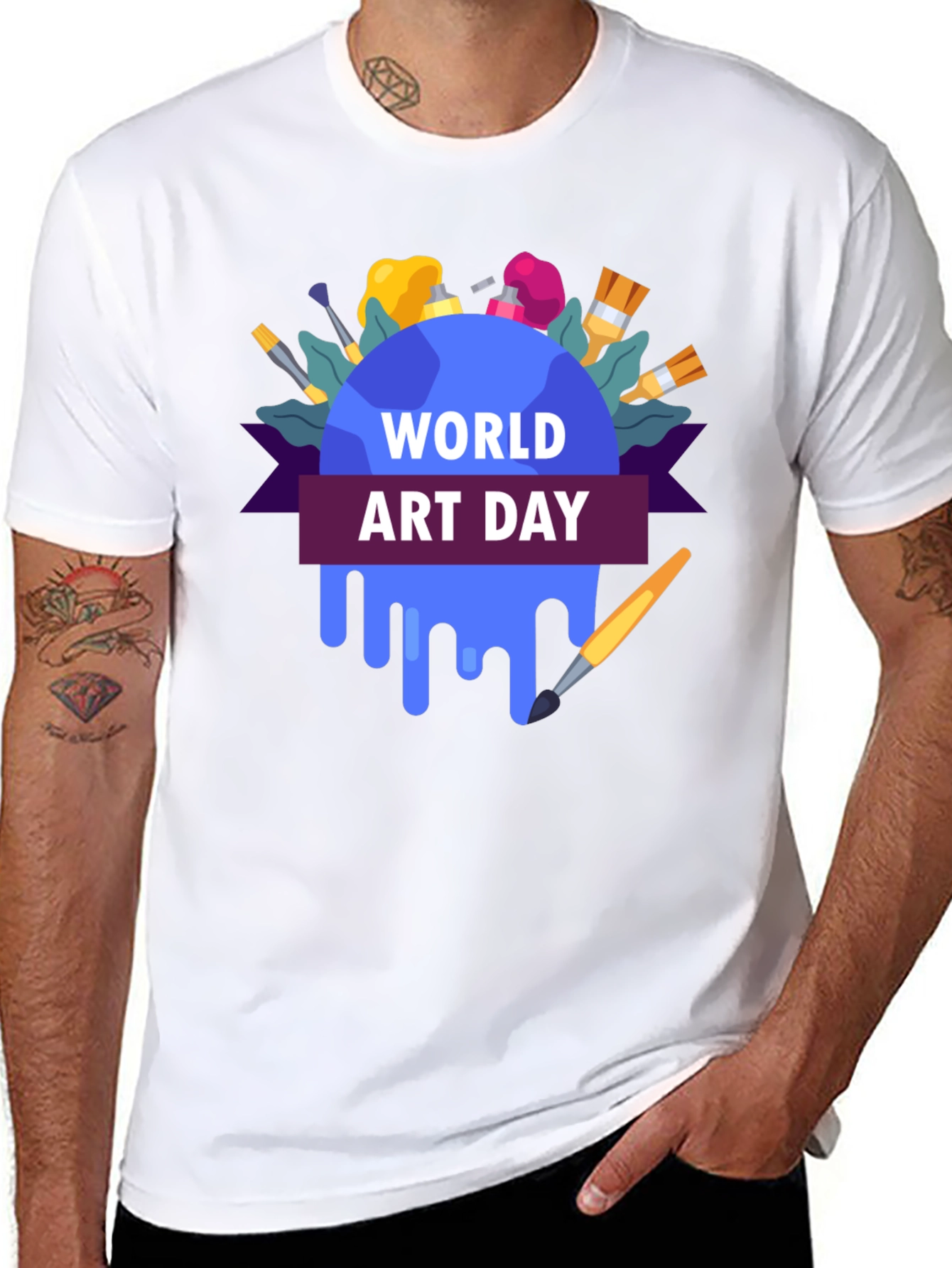 World Art Day Graphic Tee - Unisex