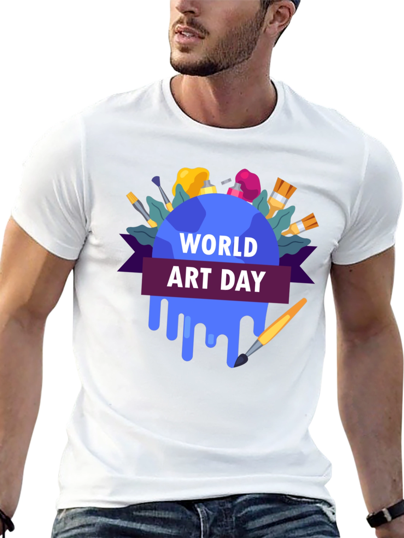 World Art Day Graphic Tee - Unisex