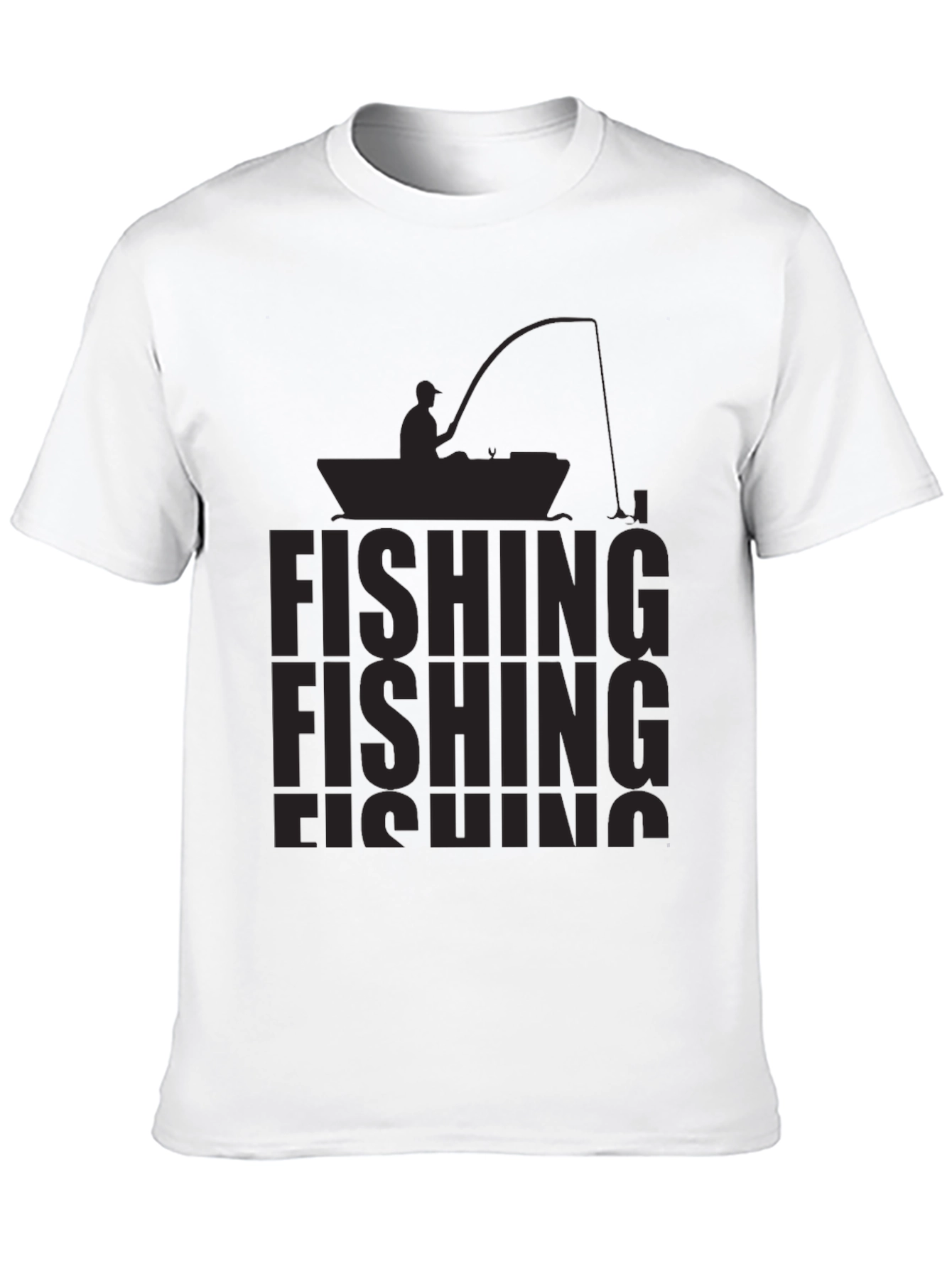 Fishing T-Shirt - Angler Boat Design