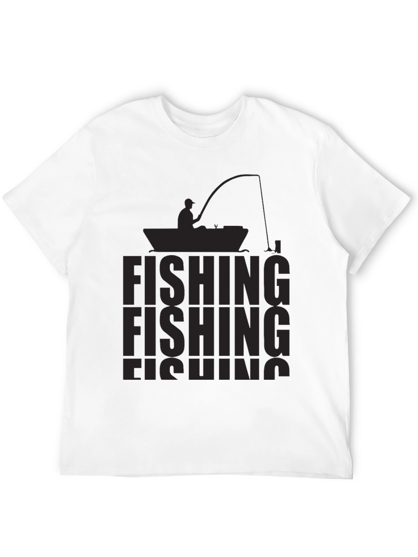 Fishing T-Shirt - Angler Boat Design