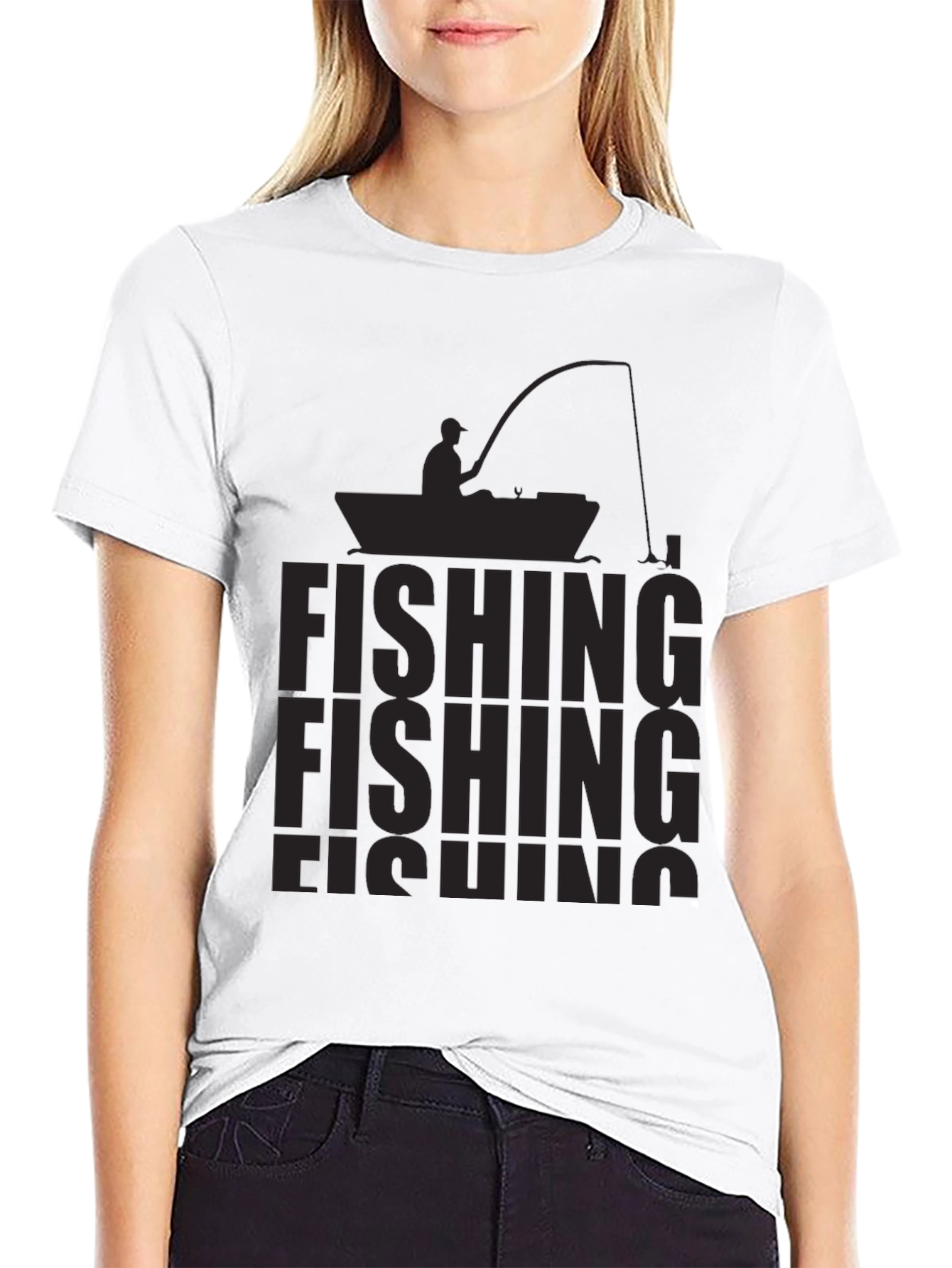 Fishing T-Shirt - Angler Boat Design