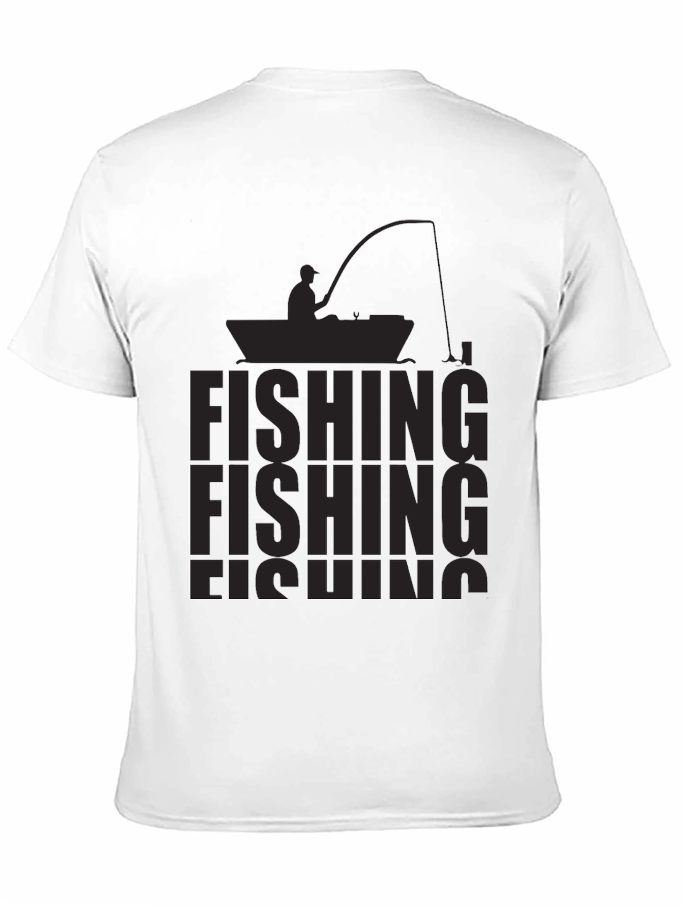Fishing T-Shirt - Angler Boat Design