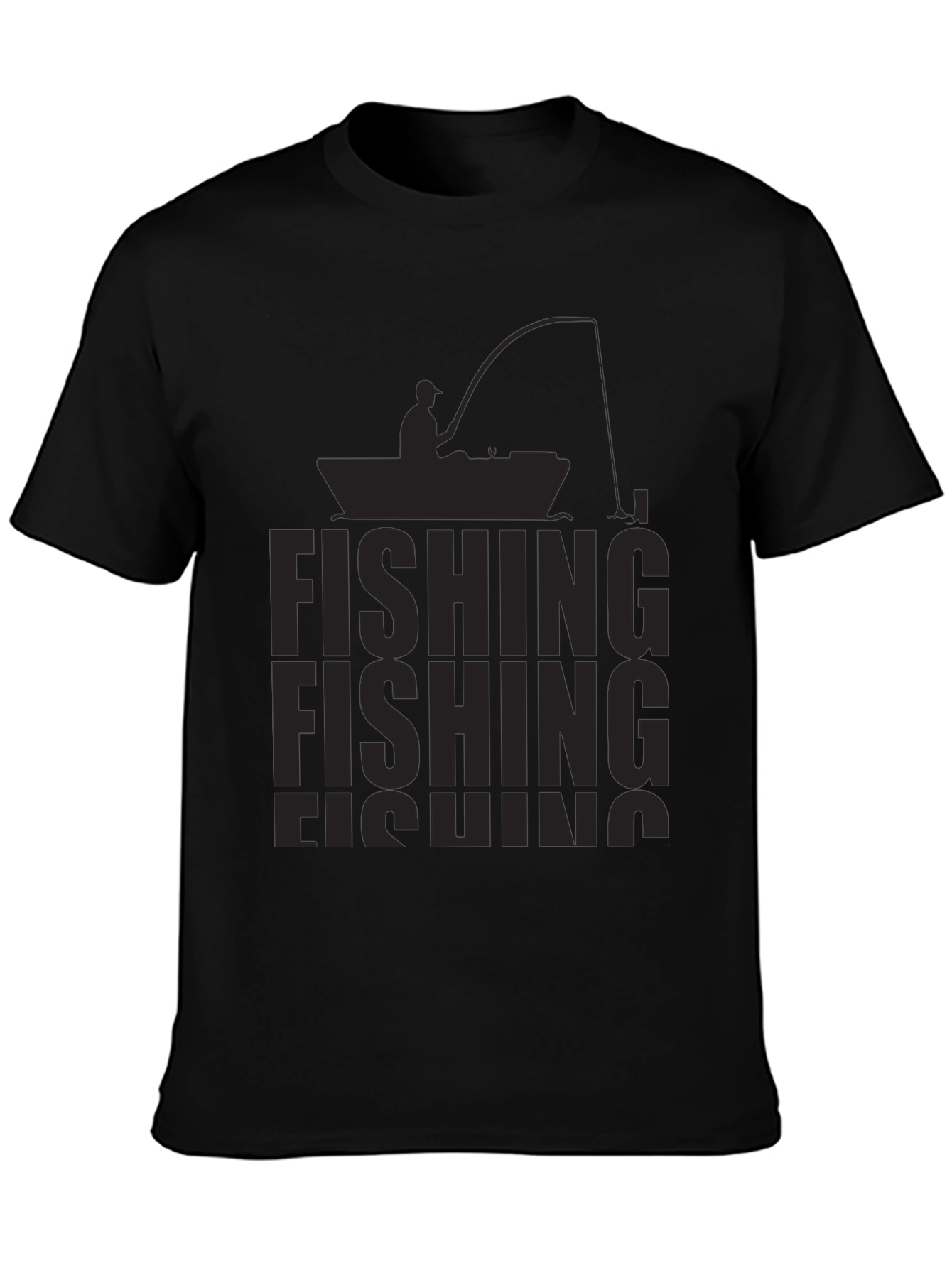 Fishing T-Shirt - Angler Boat Design