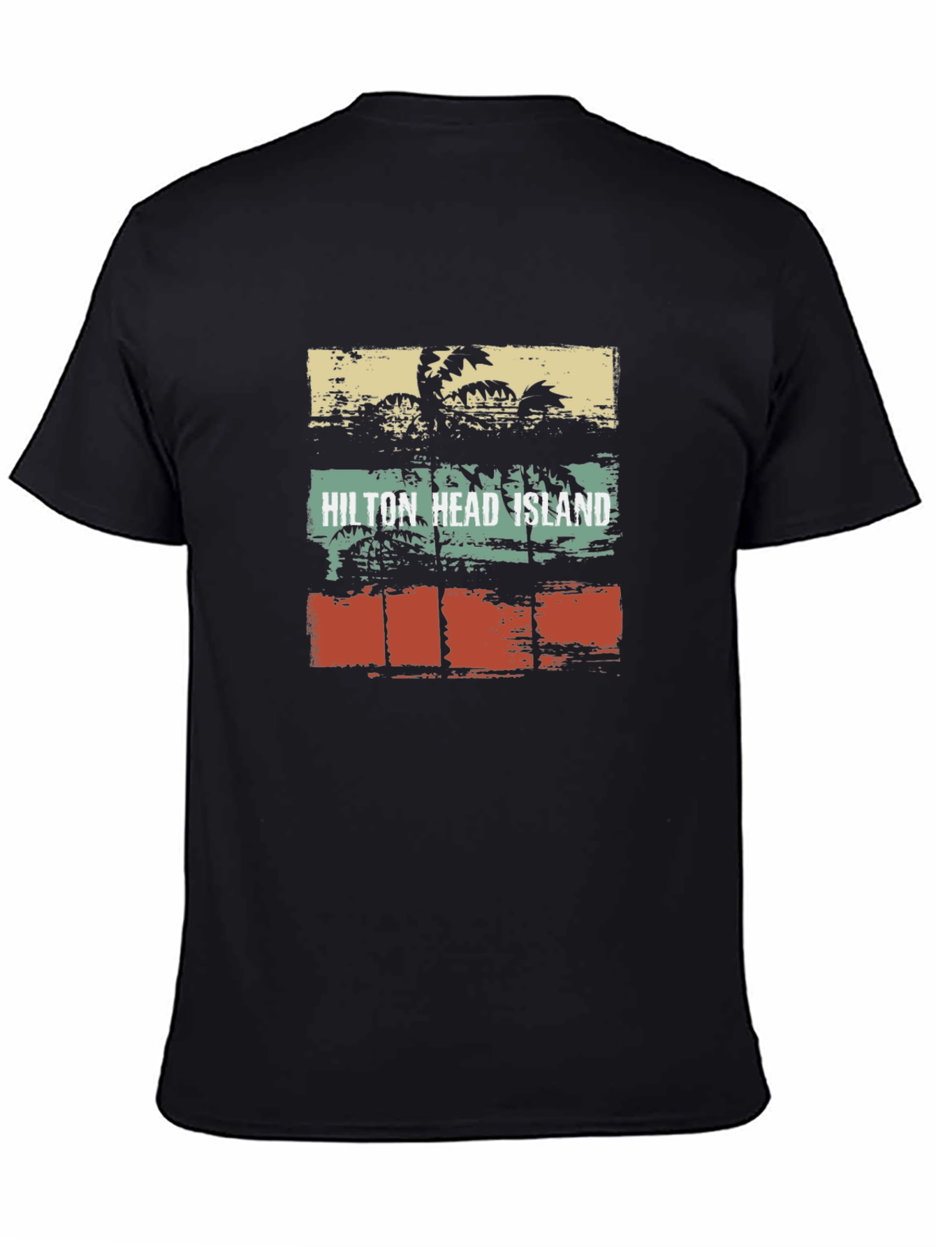 Hilton Head Island T-Shirt Palm Tree Graphic Tee