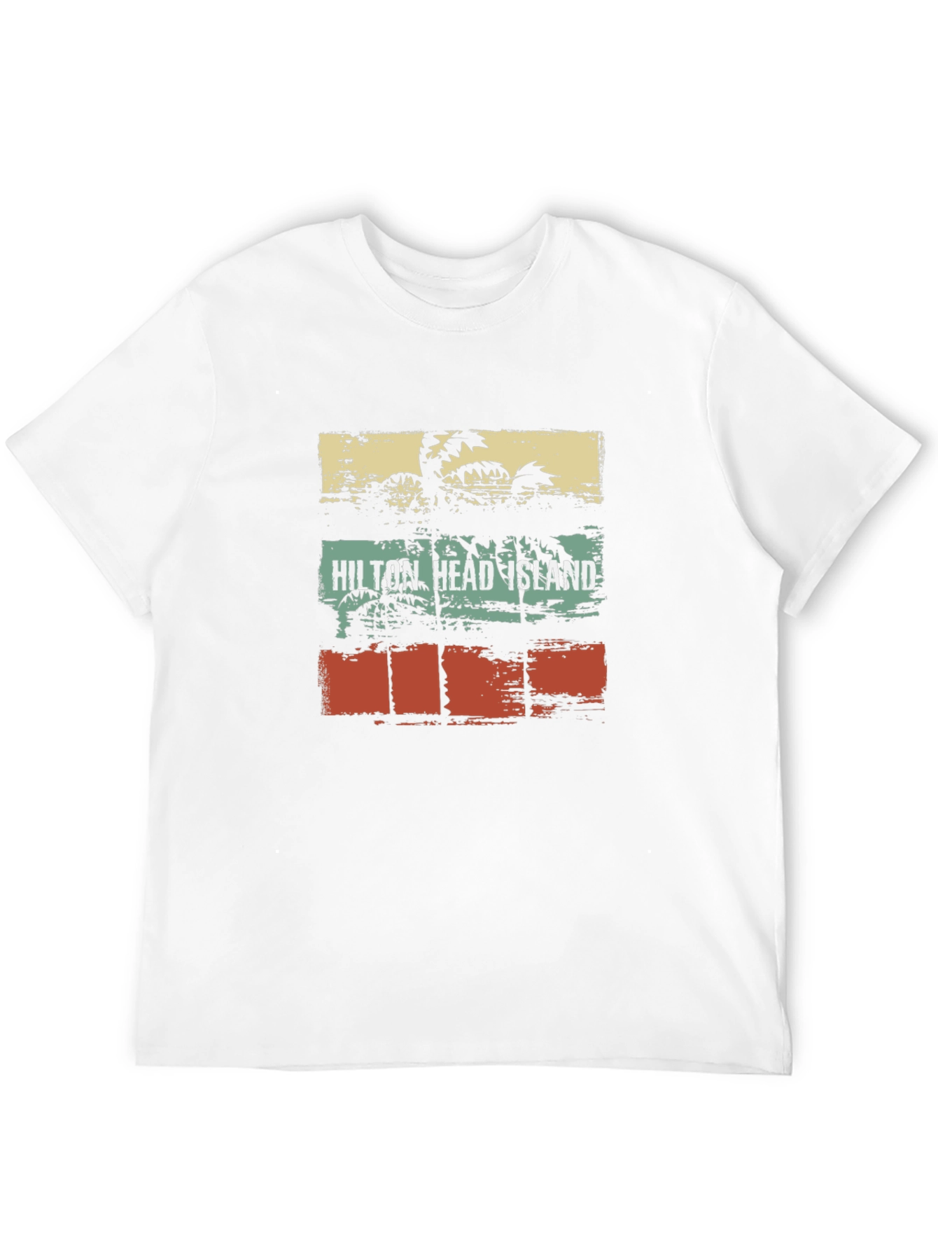 Hilton Head Island T-Shirt Palm Tree Graphic Tee