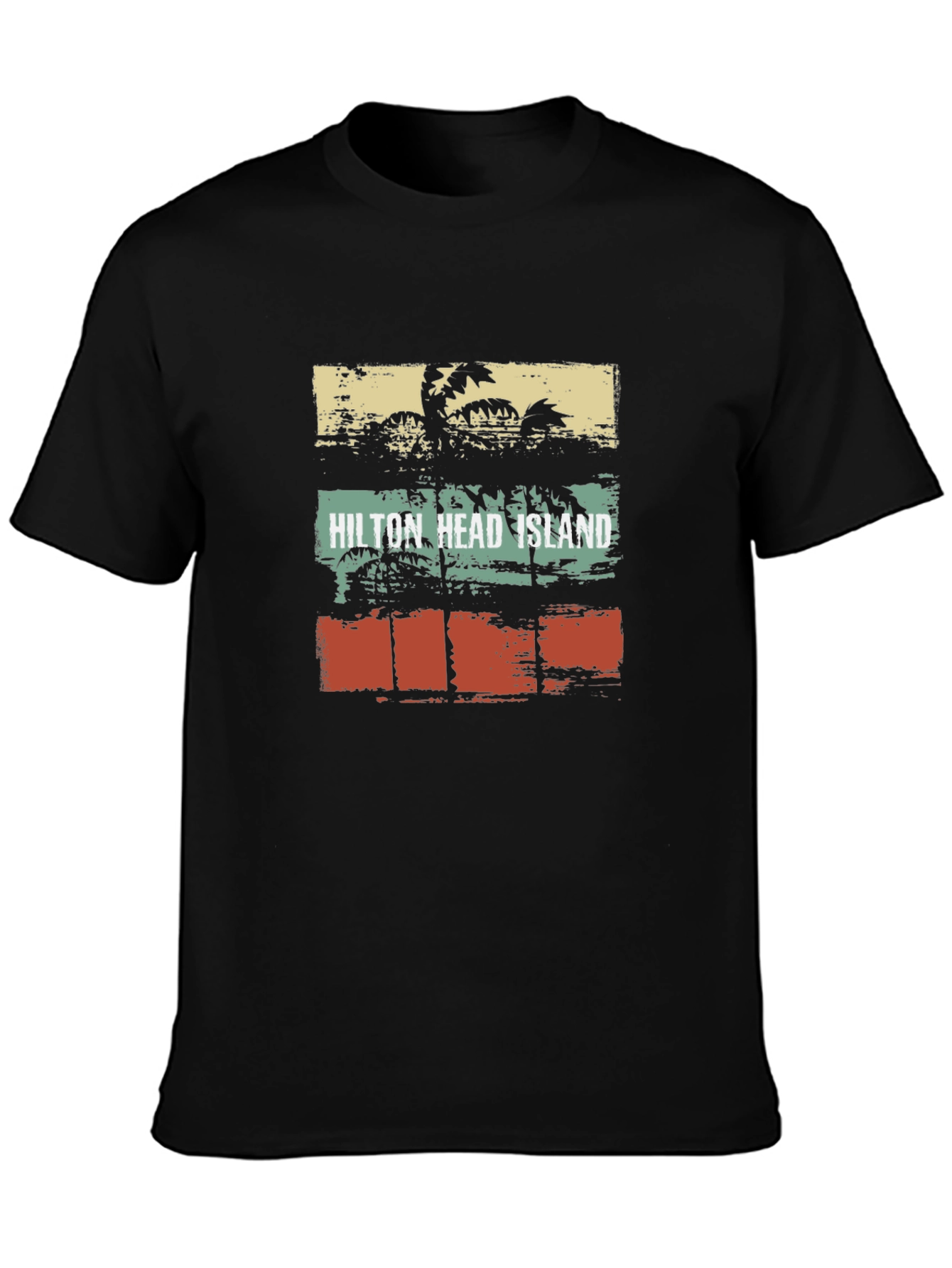 Hilton Head Island T-Shirt Palm Tree Graphic Tee