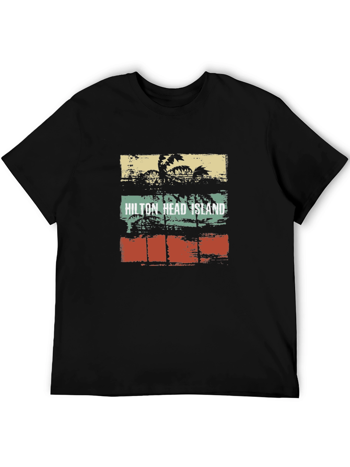 Hilton Head Island T-Shirt Palm Tree Graphic Tee