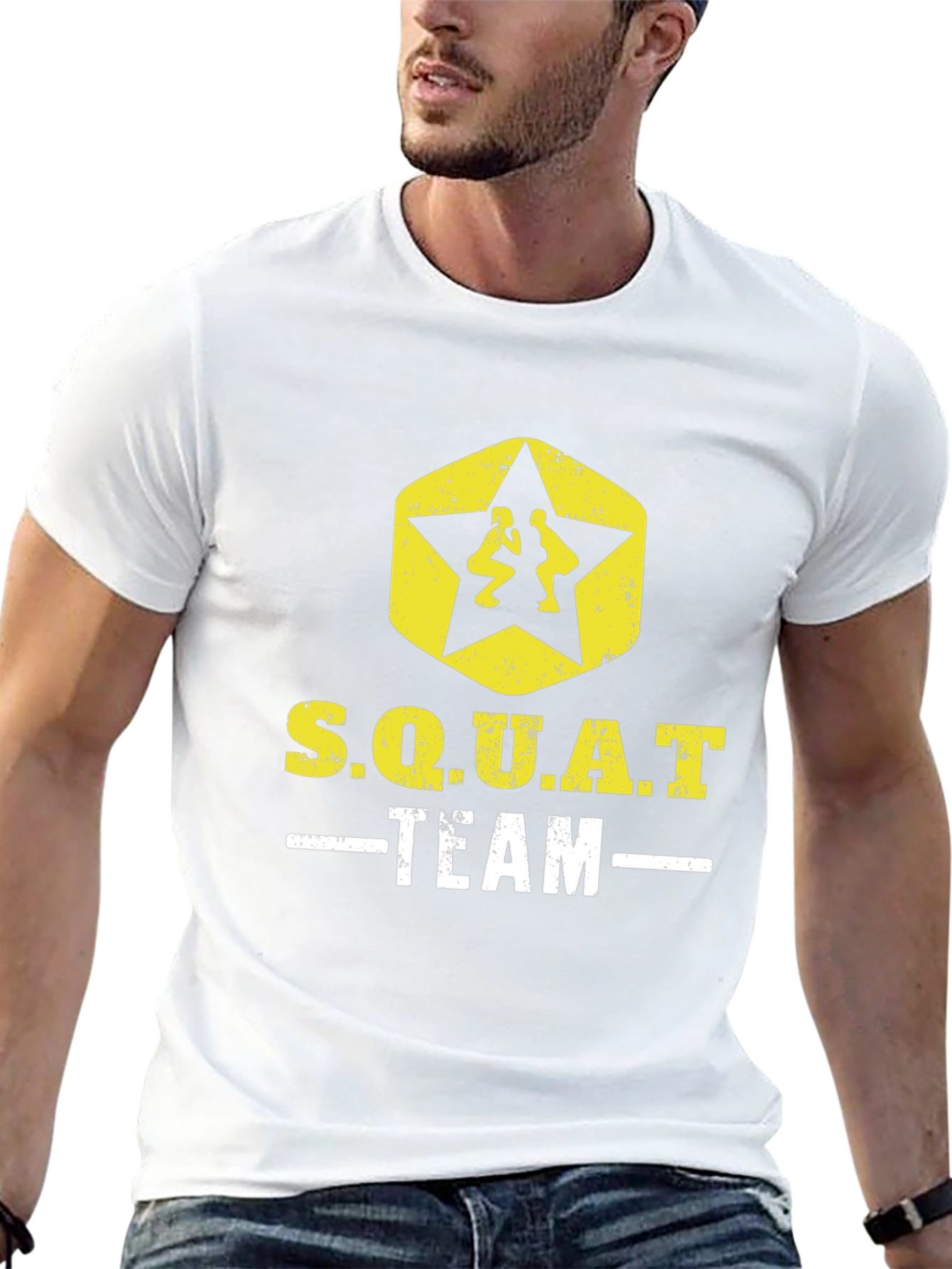 S.Q.U.A.T Team Wrestling Graphic T-Shirt