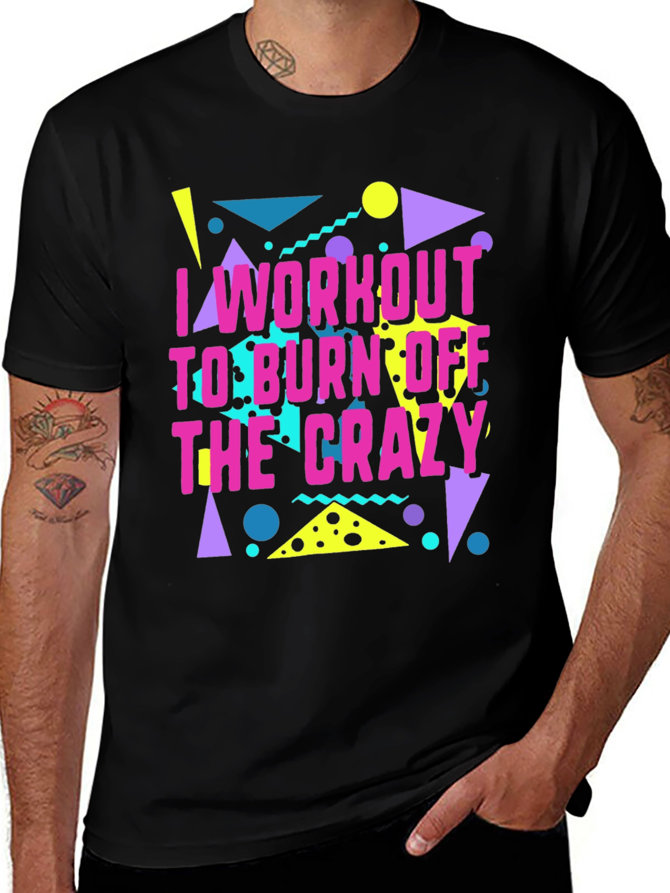 Workout Crazy Graphic Tee