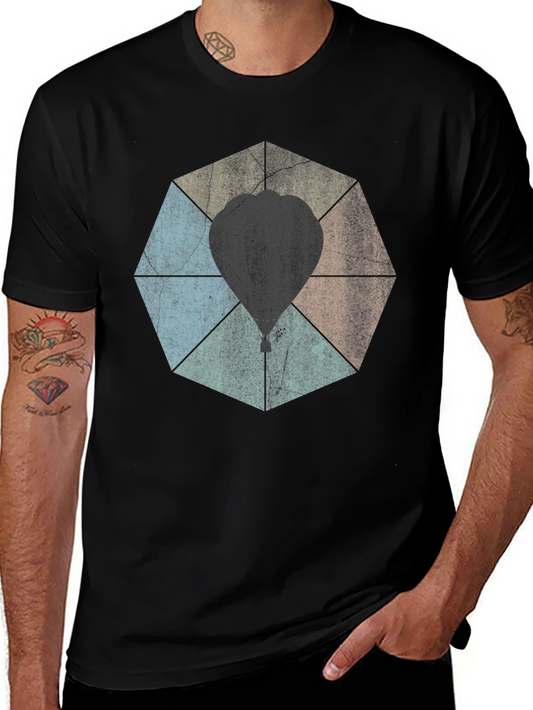 Vintage Hot Air Balloon Graphic Tee