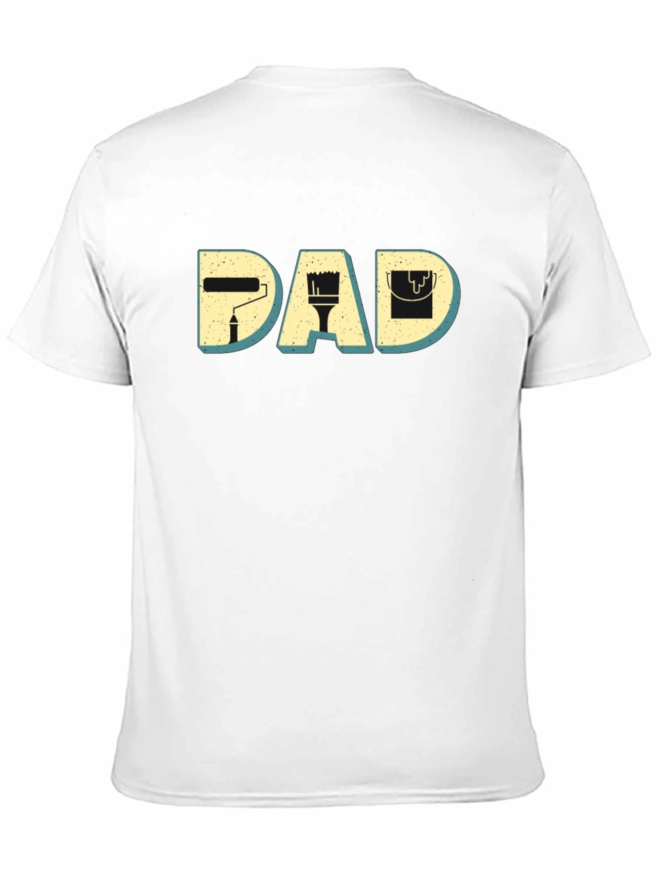 Painter Dad Graphic T-Shirt - Mens Crew Neck Tee